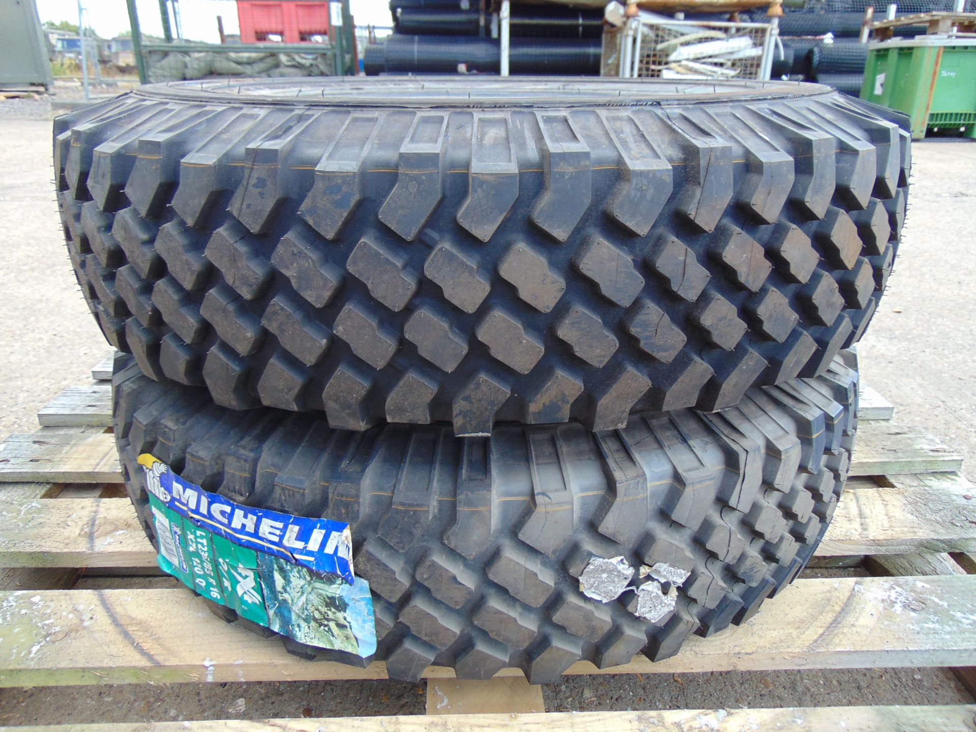 2 x Michelin LT235/85 R16 XZL Tyres - Image 2 of 8
