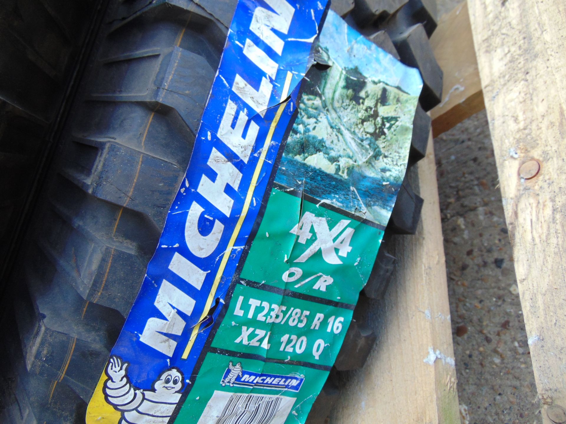 2 x Michelin LT235/85 R16 XZL Tyres - Image 4 of 8