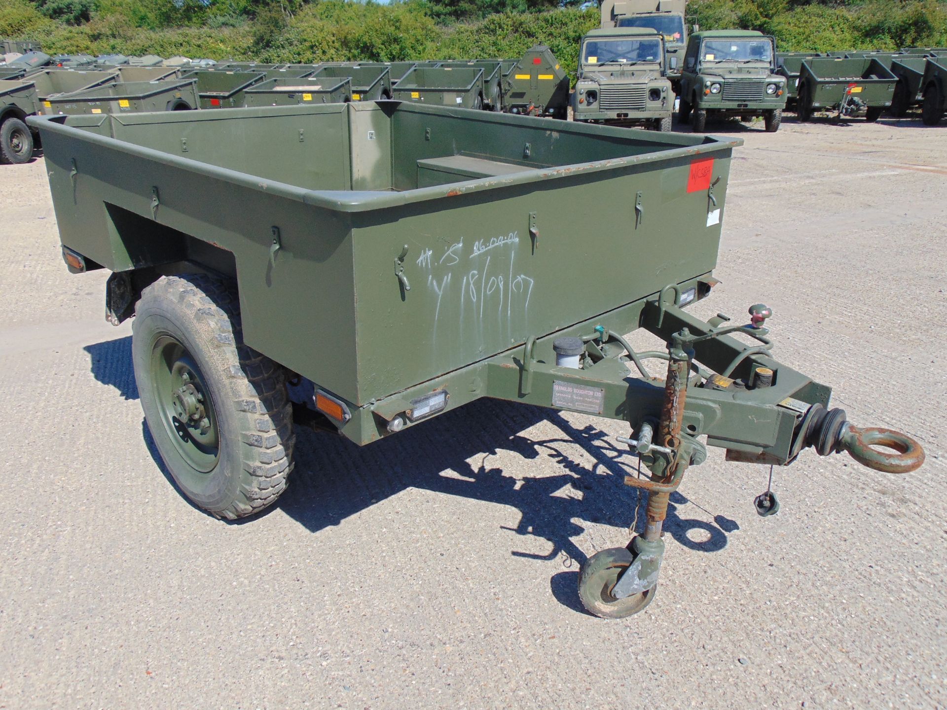 Ex Reserve Sankey 3/4 ton widetrack trailer