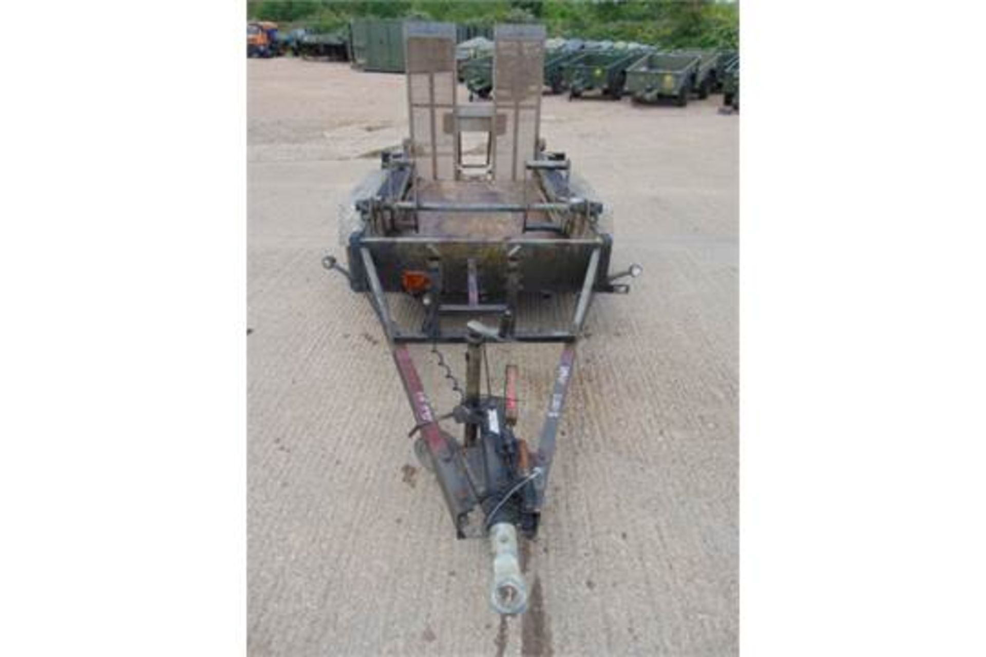Indespension 2700Kg Twin Axle Galvanised Plant Trailer C/W Track Locks and Rear Ramp - Image 2 of 17