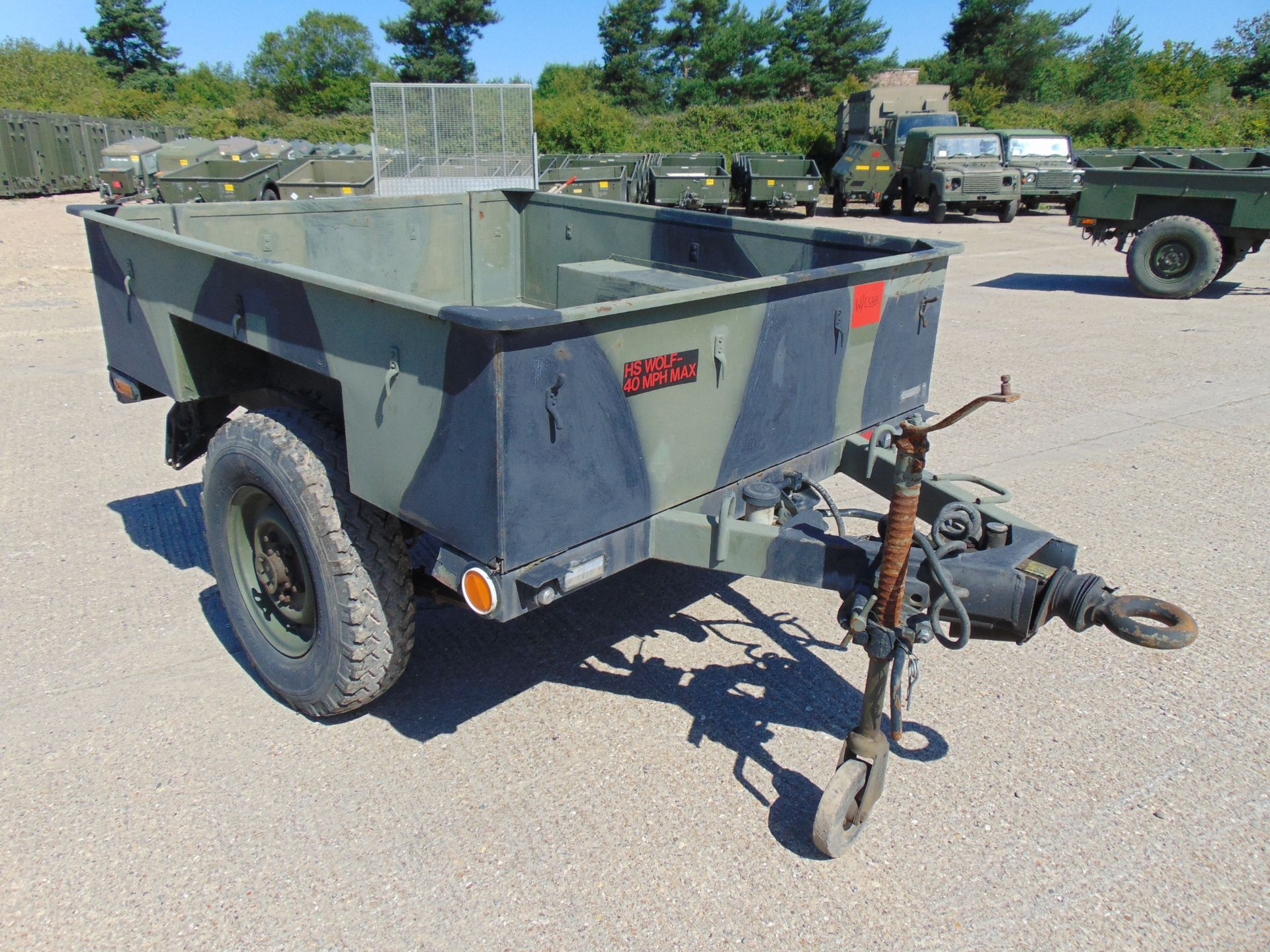 Ex Reserve Sankey 3/4 ton widetrack trailer