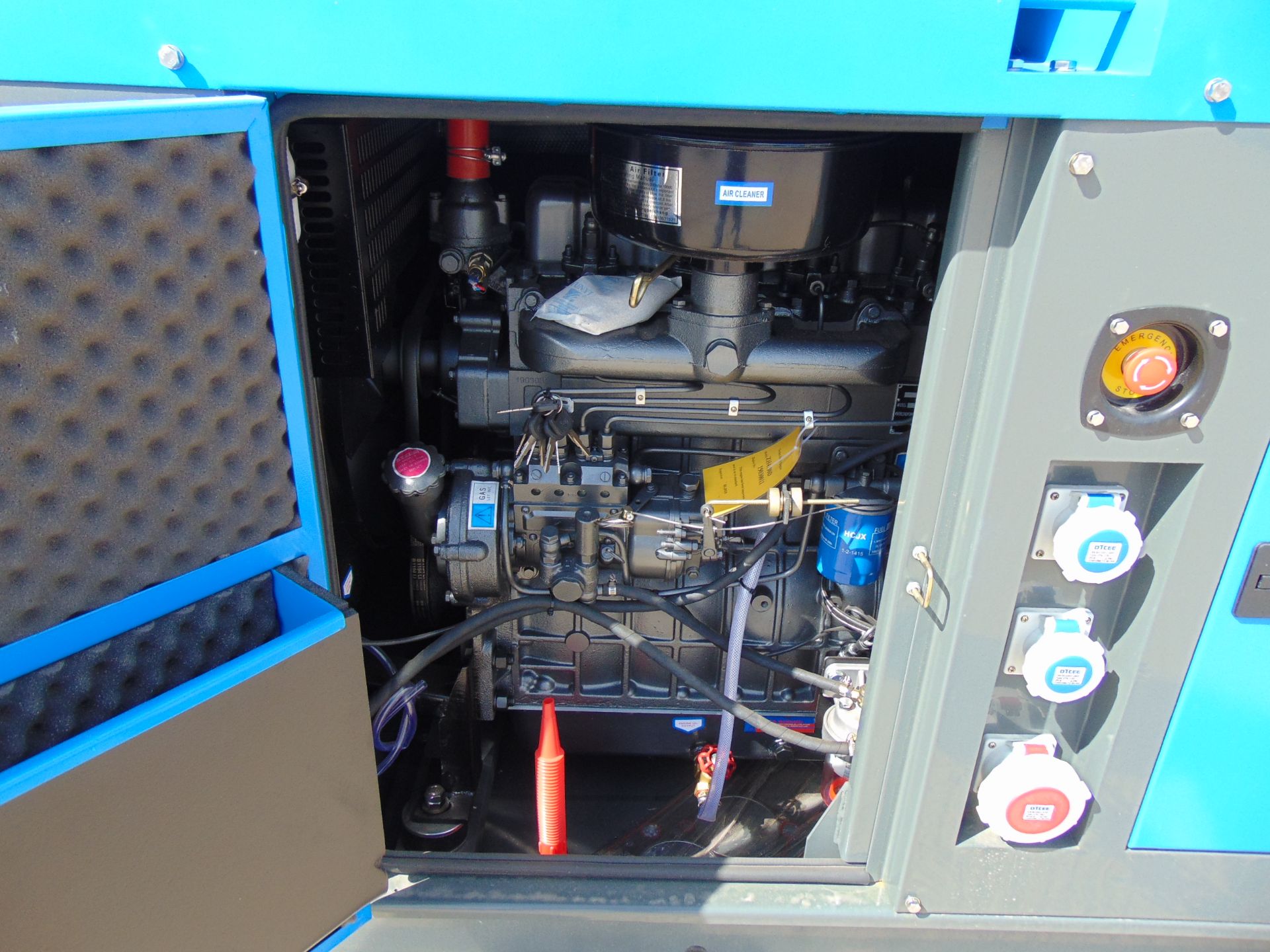 UNISSUED WITH TEST HOURS ONLY 50 KVA 3 Phase Silent Diesel Generator Set - Image 10 of 18