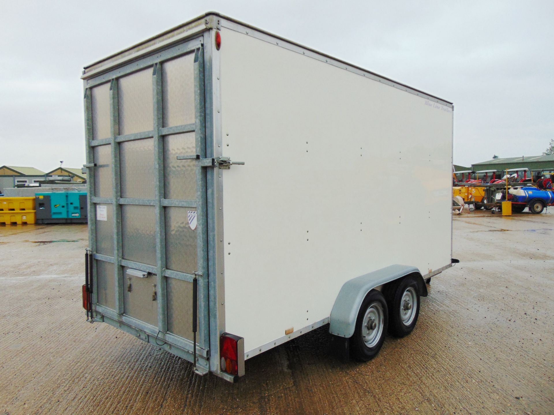 Twin Axle Blue Line Box Trailer c/w Dropdown Tailgate / Loading Ramp - Image 6 of 23