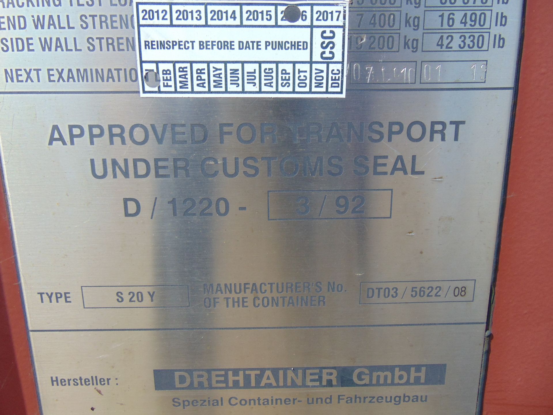 Drehtainer 20ft ISO Shipping Container - Image 17 of 18