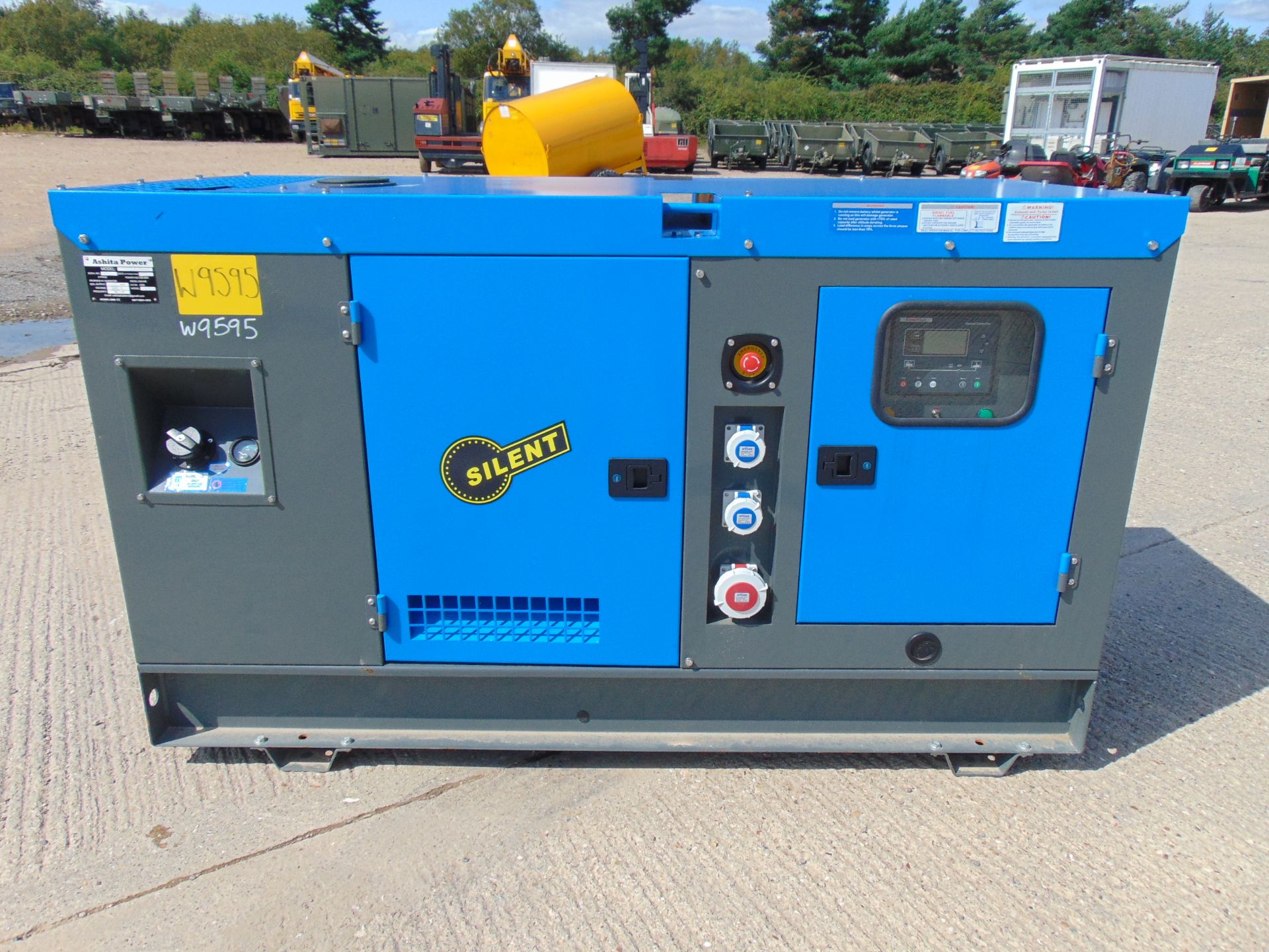 UNISSUED WITH TEST HOURS ONLY 50 KVA 3 Phase Silent Diesel Generator Set