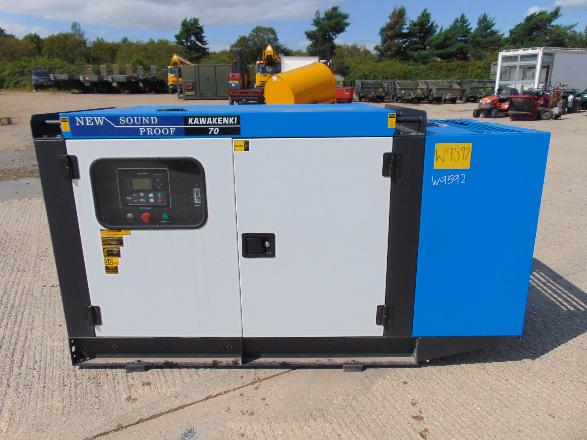 UNISSUED 70 KVA 3 Phase Silent Diesel Generator Set