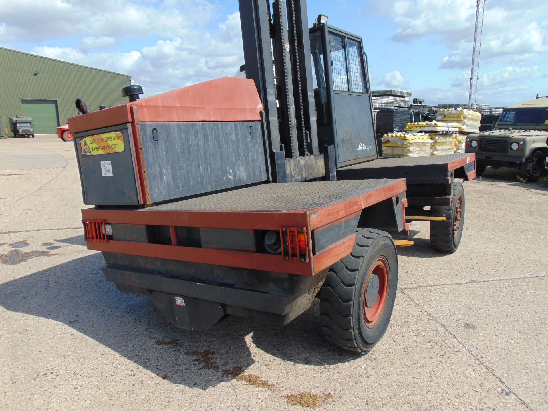 Linde S50 Sideloader Diesel Forklift - Image 8 of 16