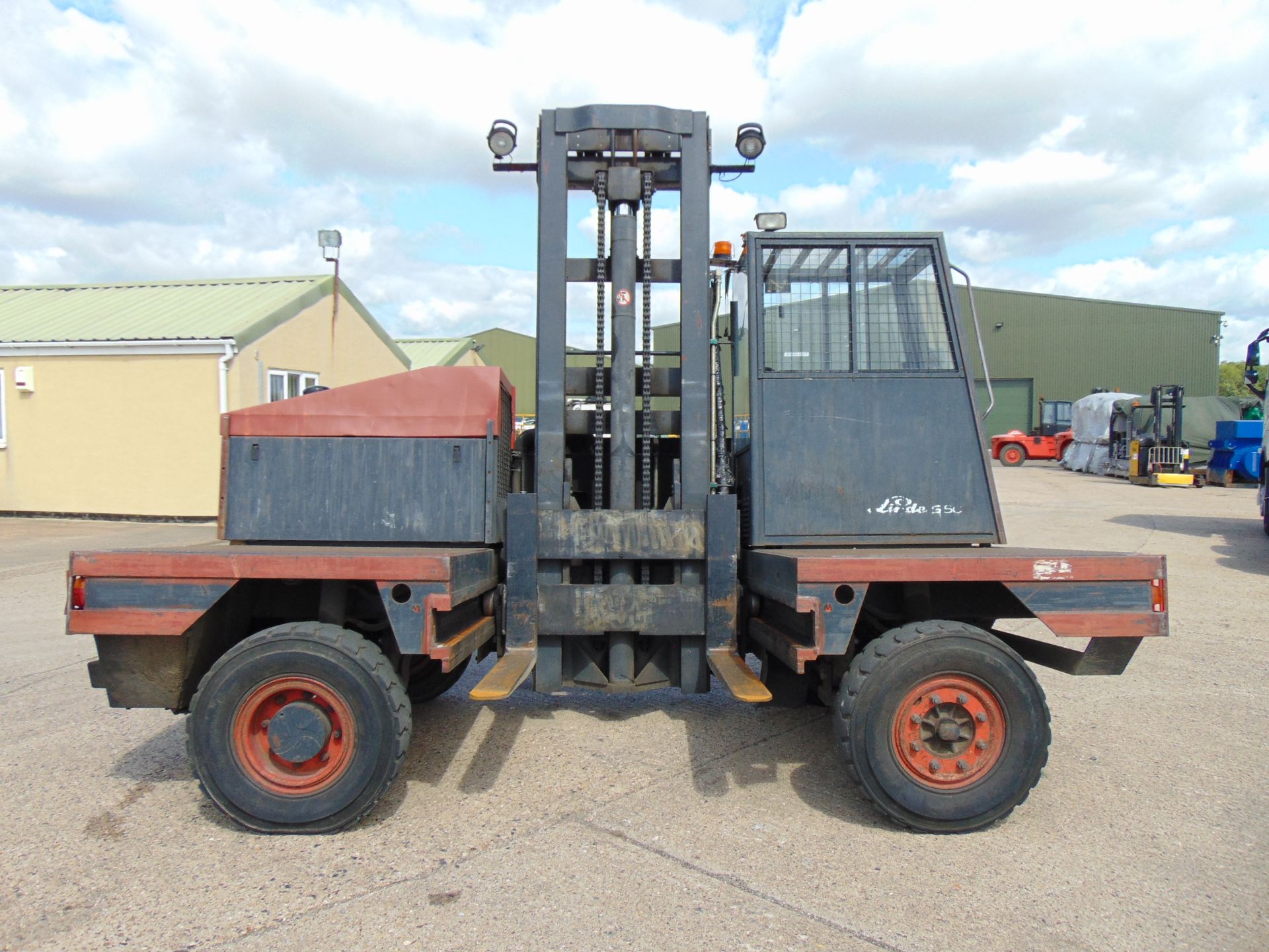 Linde S50 Sideloader Diesel Forklift - Image 7 of 16