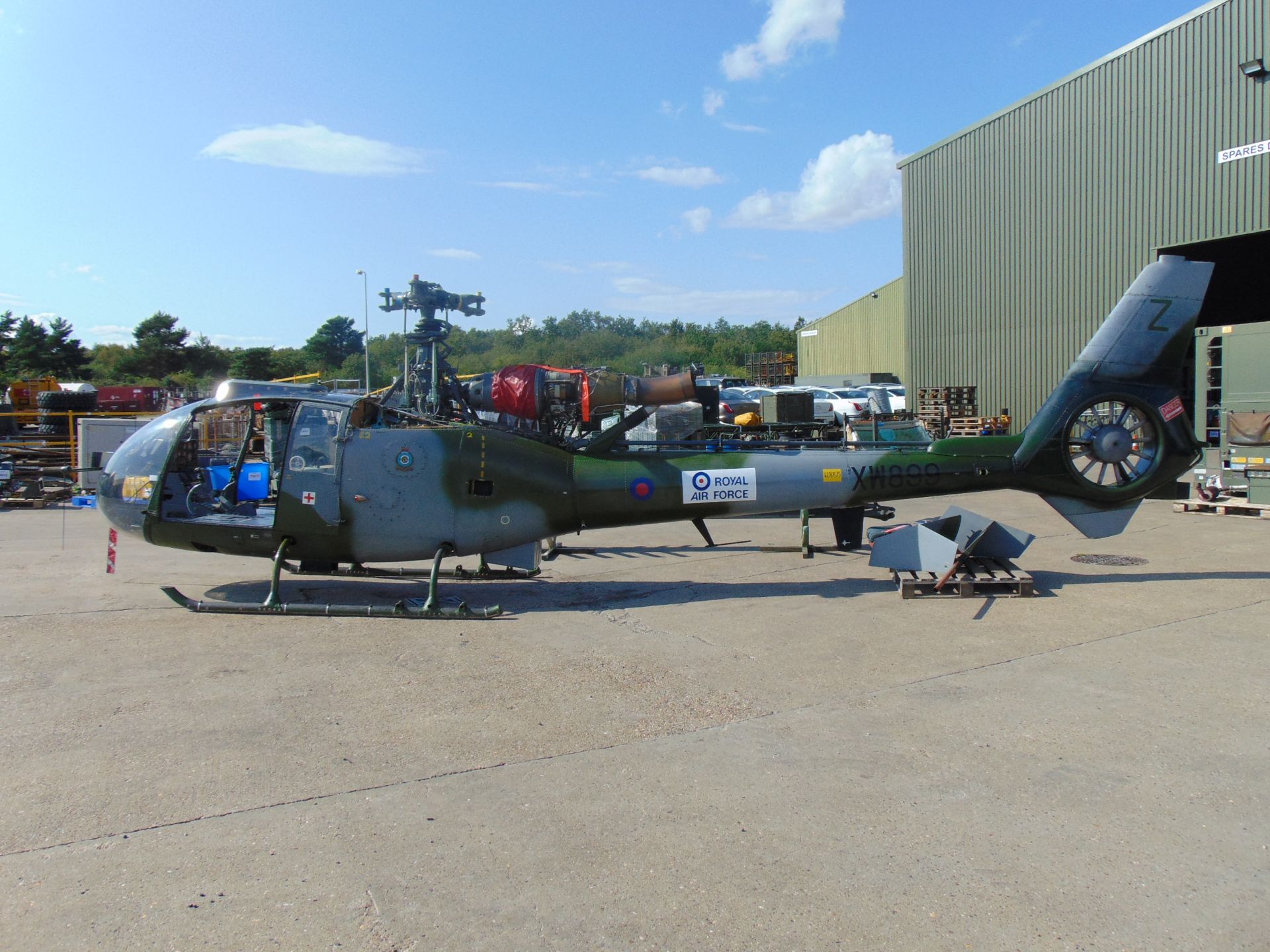 UK Ministry of Defence Training School Gazelle AH 1 Turbine Helicopter (TAIL NUMBER XW899) - Image 4 of 47