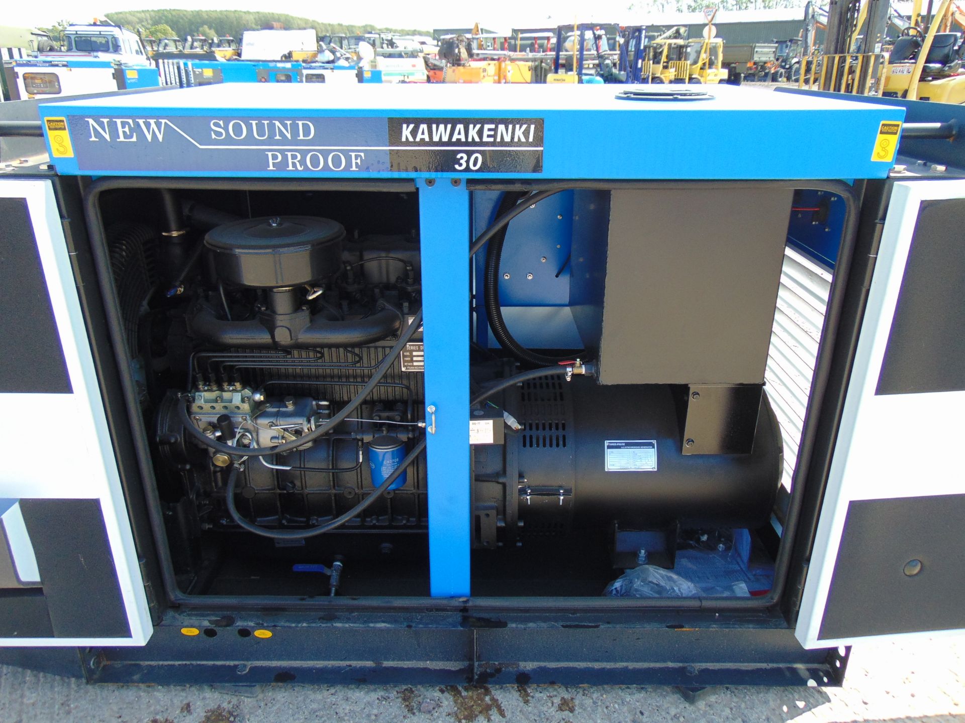 UNISSUED 30 KVA 3 Phase Silent Diesel Generator Set - Image 9 of 19