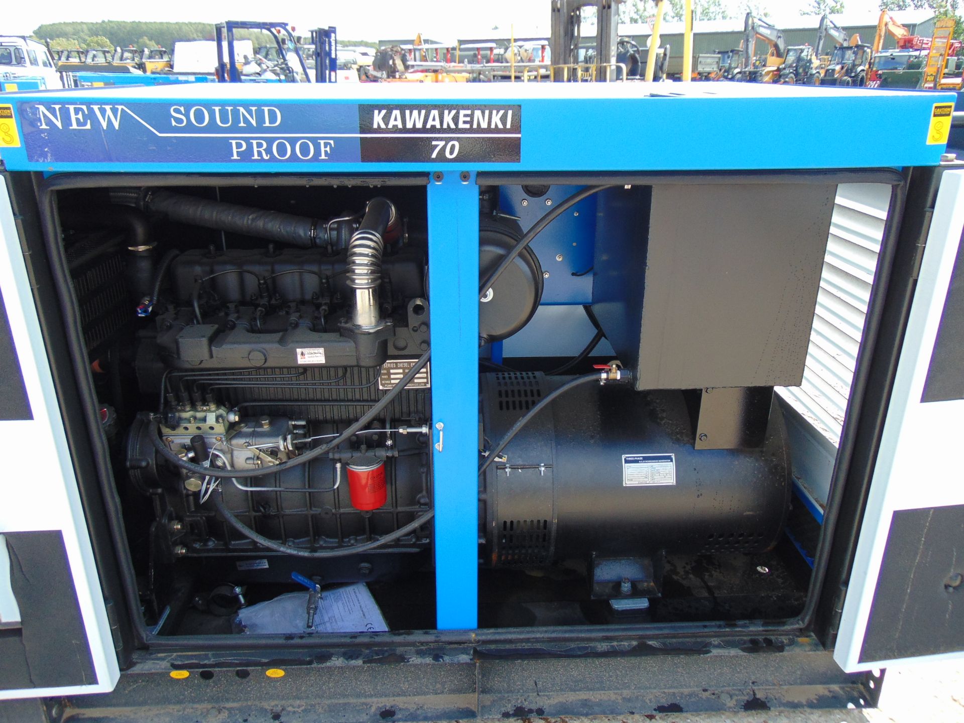 UNISSUED 70 KVA 3 Phase Silent Diesel Generator Set - Image 7 of 15