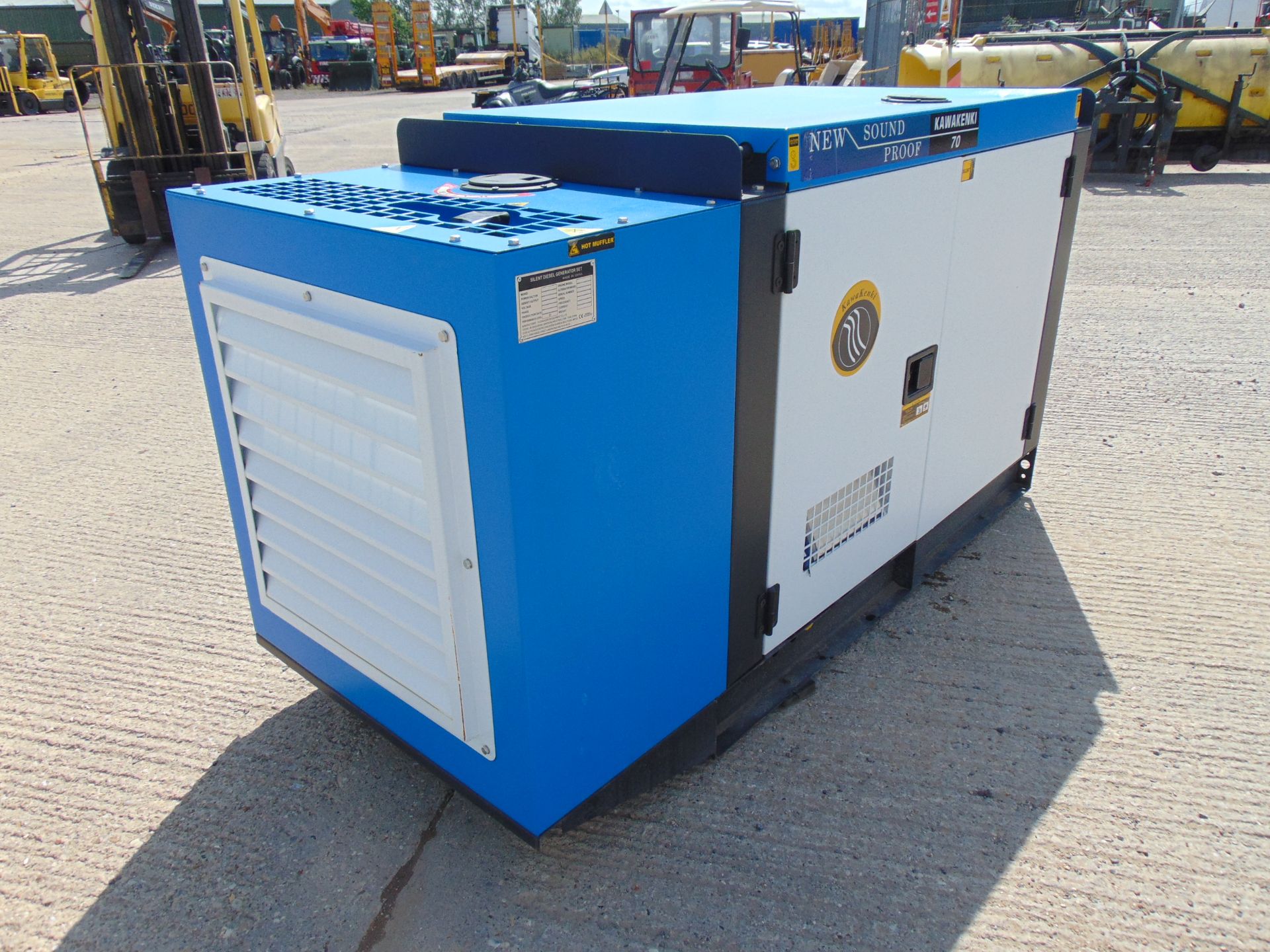 UNISSUED 70 KVA 3 Phase Silent Diesel Generator Set - Image 5 of 15