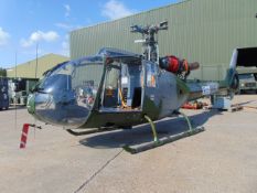 UK Ministry of Defence Training School Gazelle AH 1 Turbine Helicopter (TAIL NUMBER XW899)