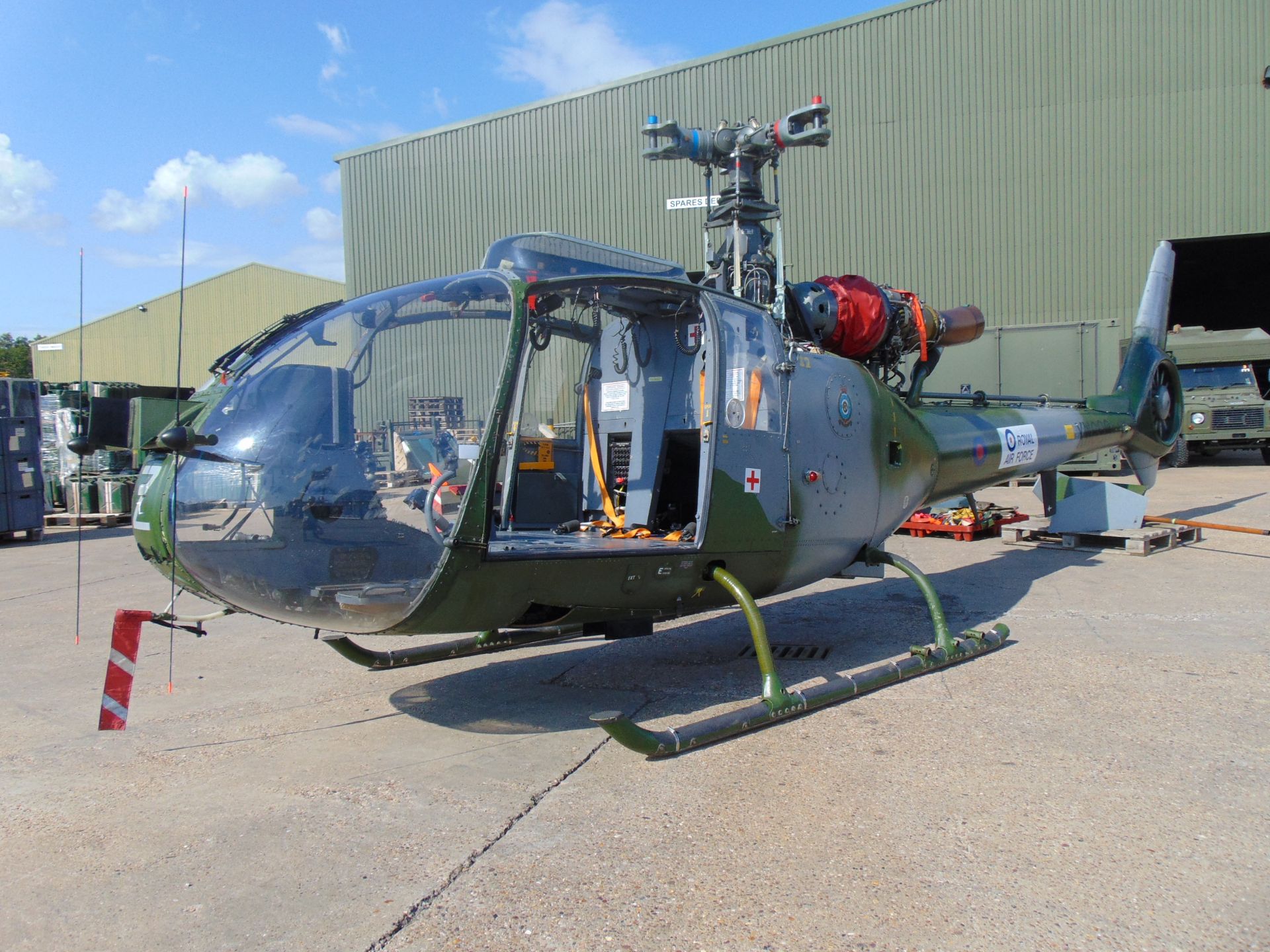 UK Ministry of Defence Training School Gazelle AH 1 Turbine Helicopter (TAIL NUMBER XW899)