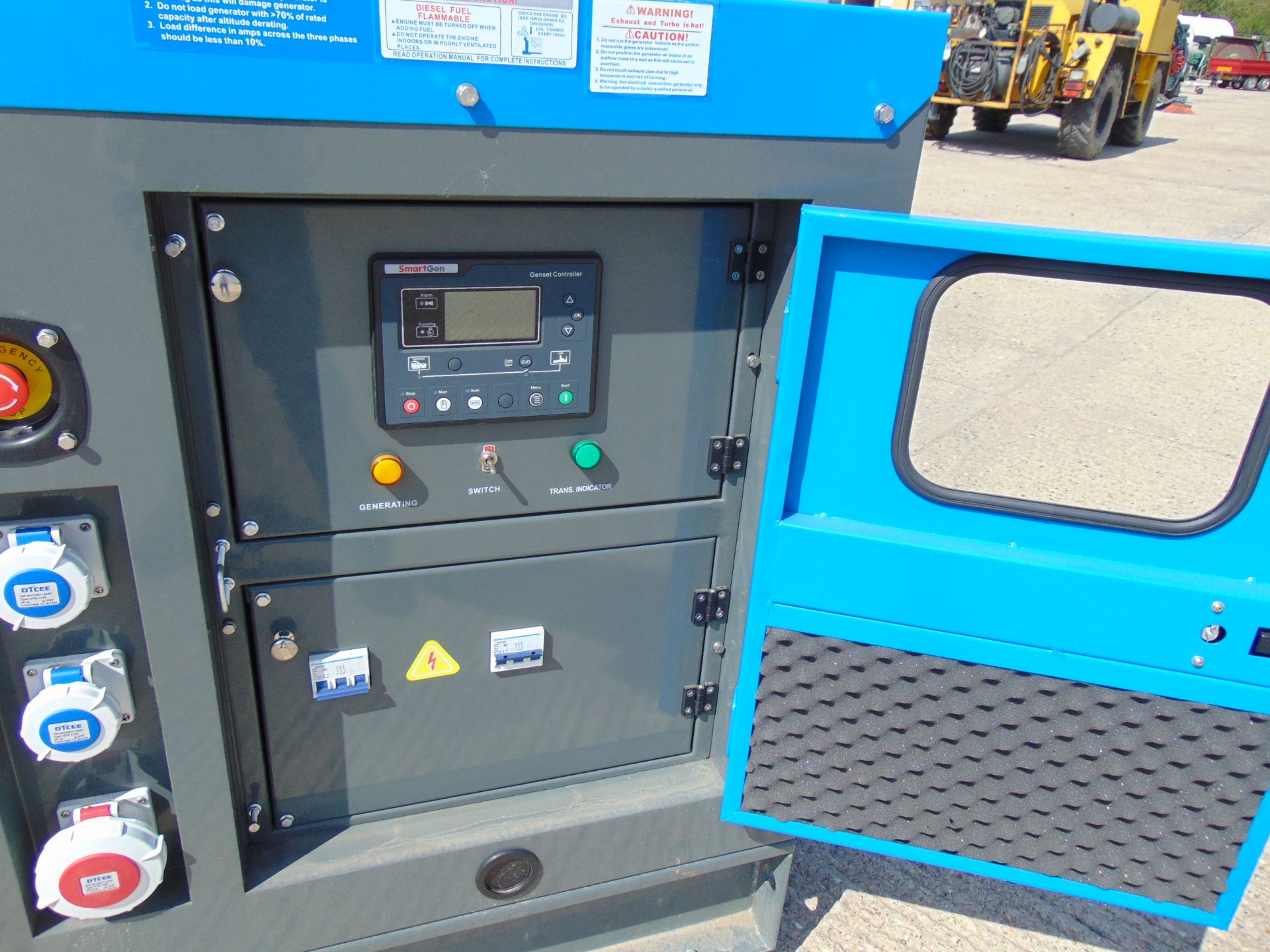 UNISSUED WITH TEST HOURS ONLY 50 KVA 3 Phase Silent Diesel Generator Set - Image 14 of 18