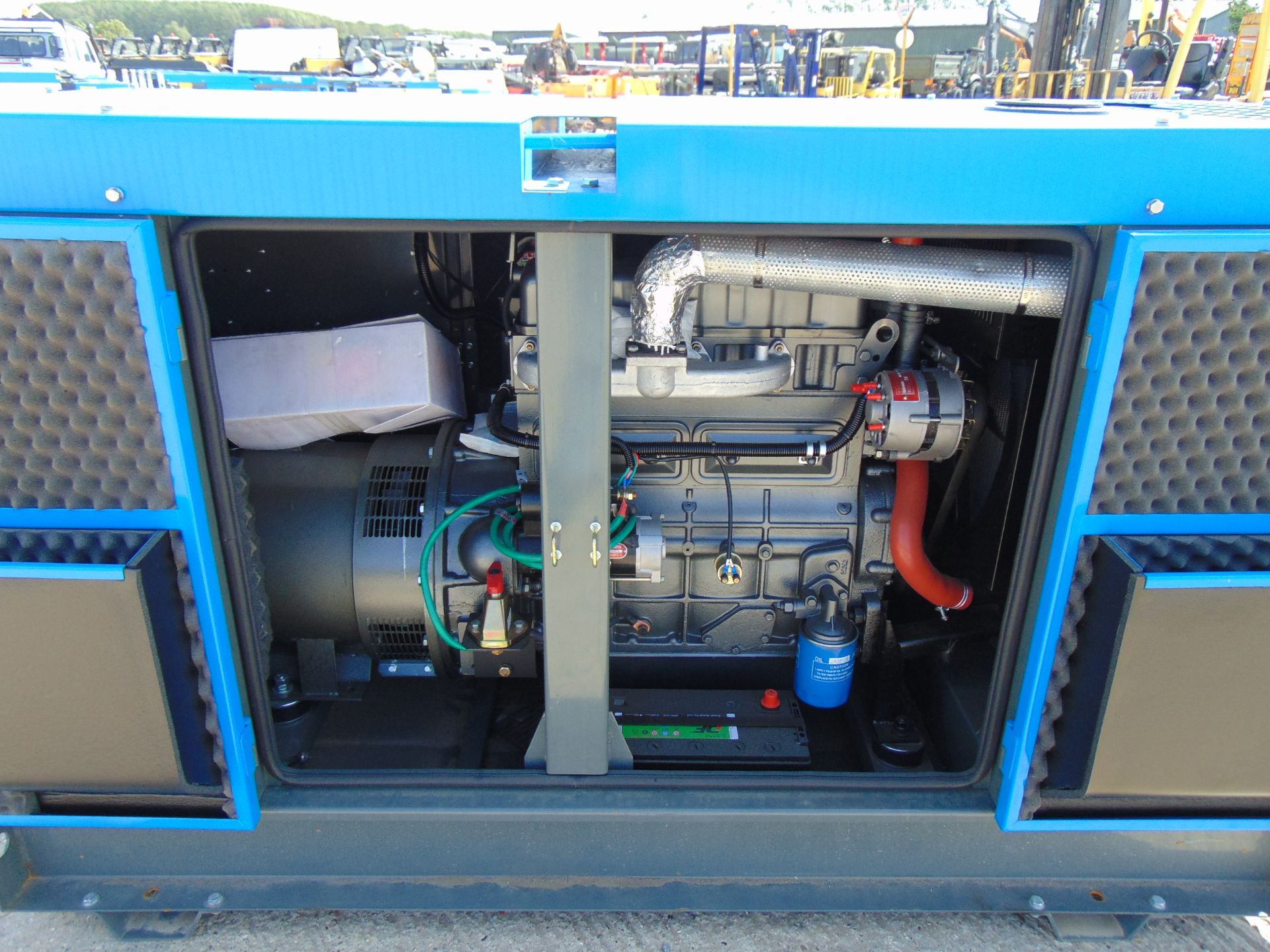 UNISSUED WITH TEST HOURS ONLY 50 KVA 3 Phase Silent Diesel Generator Set - Image 12 of 18