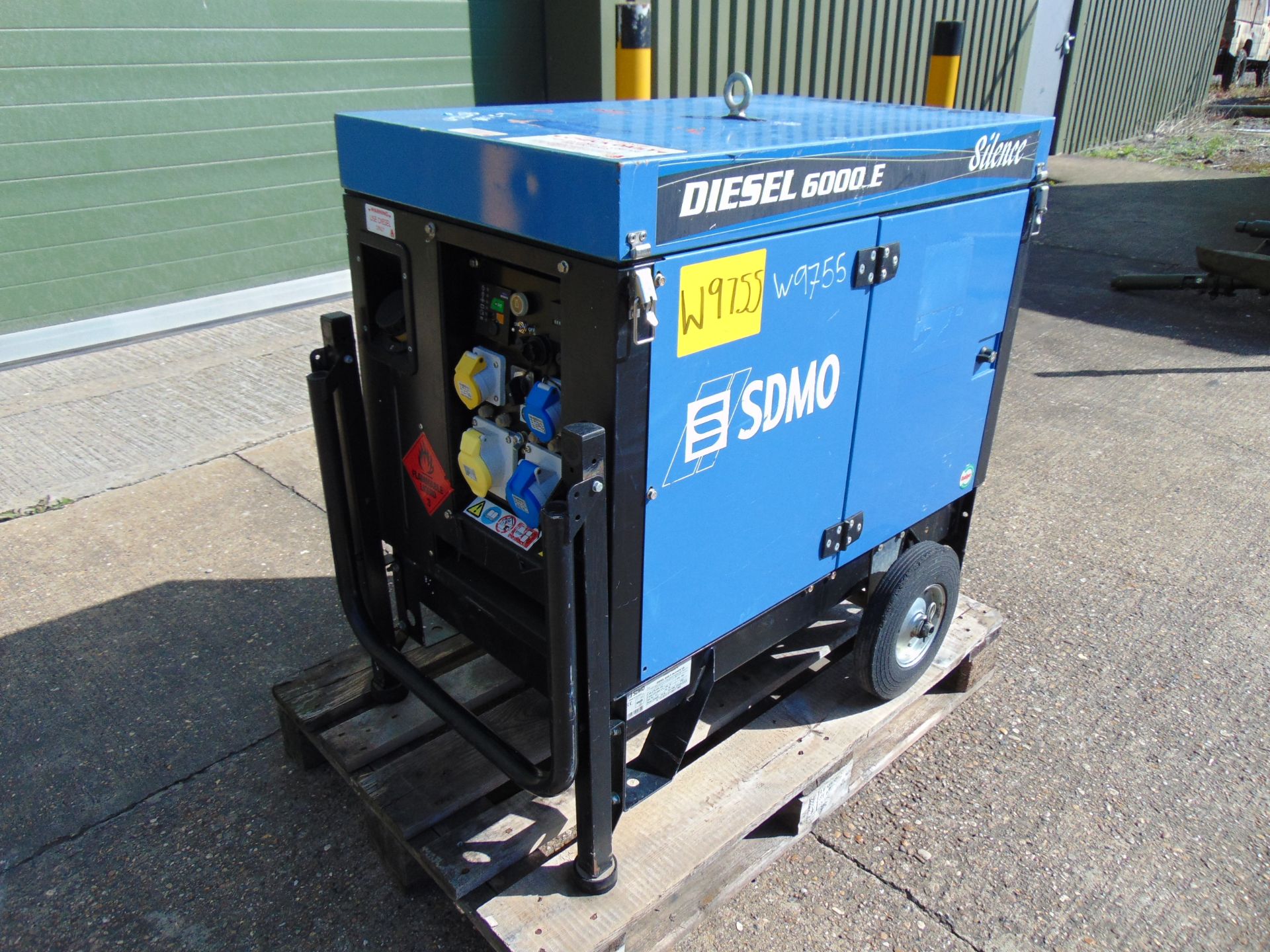 SDMO 6000E 6 KVA Electric Start Silent Diesel Generator Set - Image 2 of 13