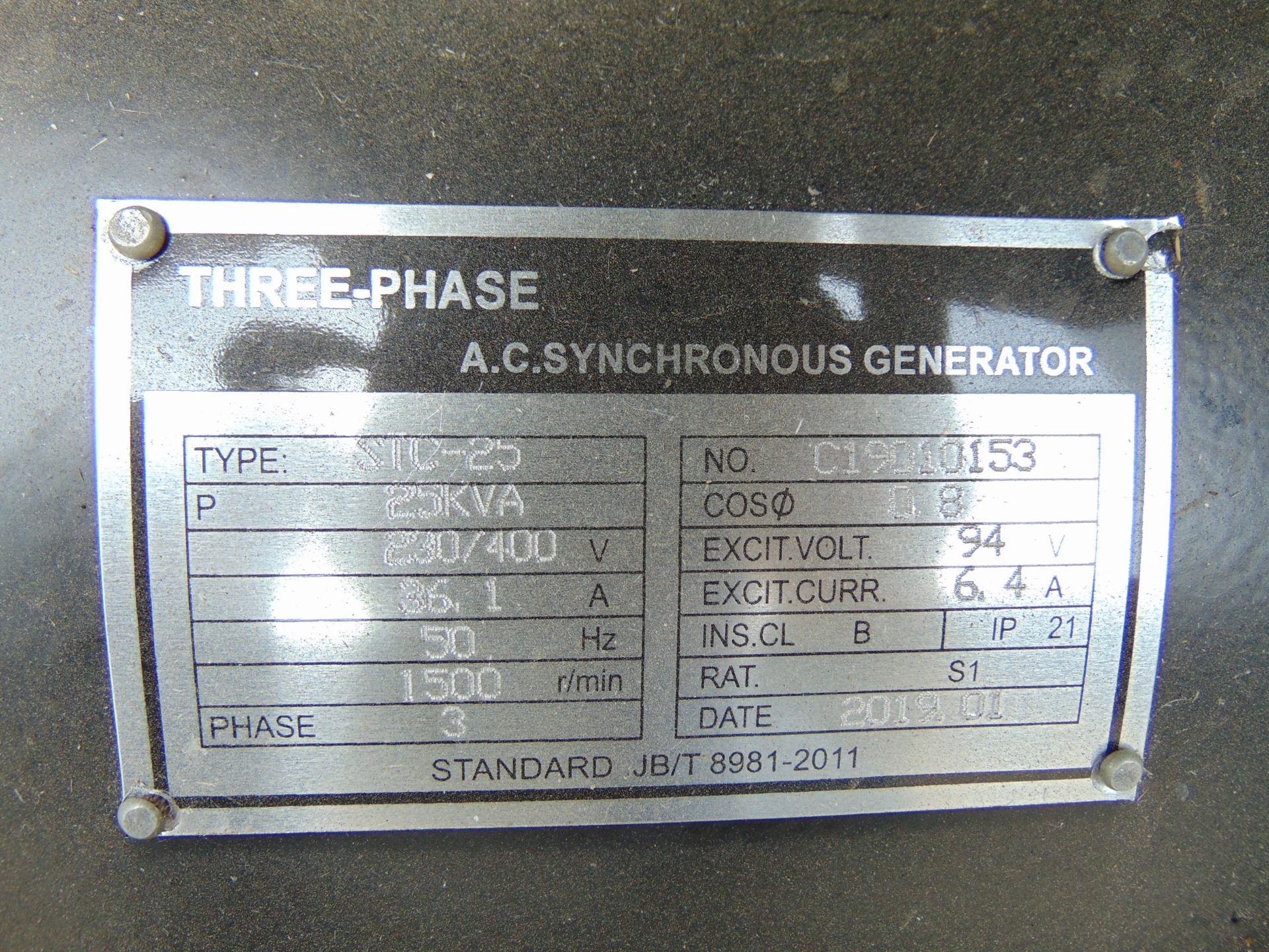 UNISSUED 25 KVA 3 Phase Silent Diesel Generator Set - Image 11 of 17