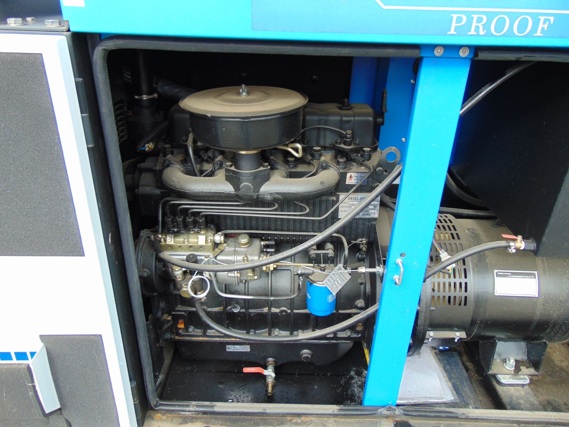 UNISSUED 30 KVA 3 Phase Silent Diesel Generator Set - Image 9 of 16