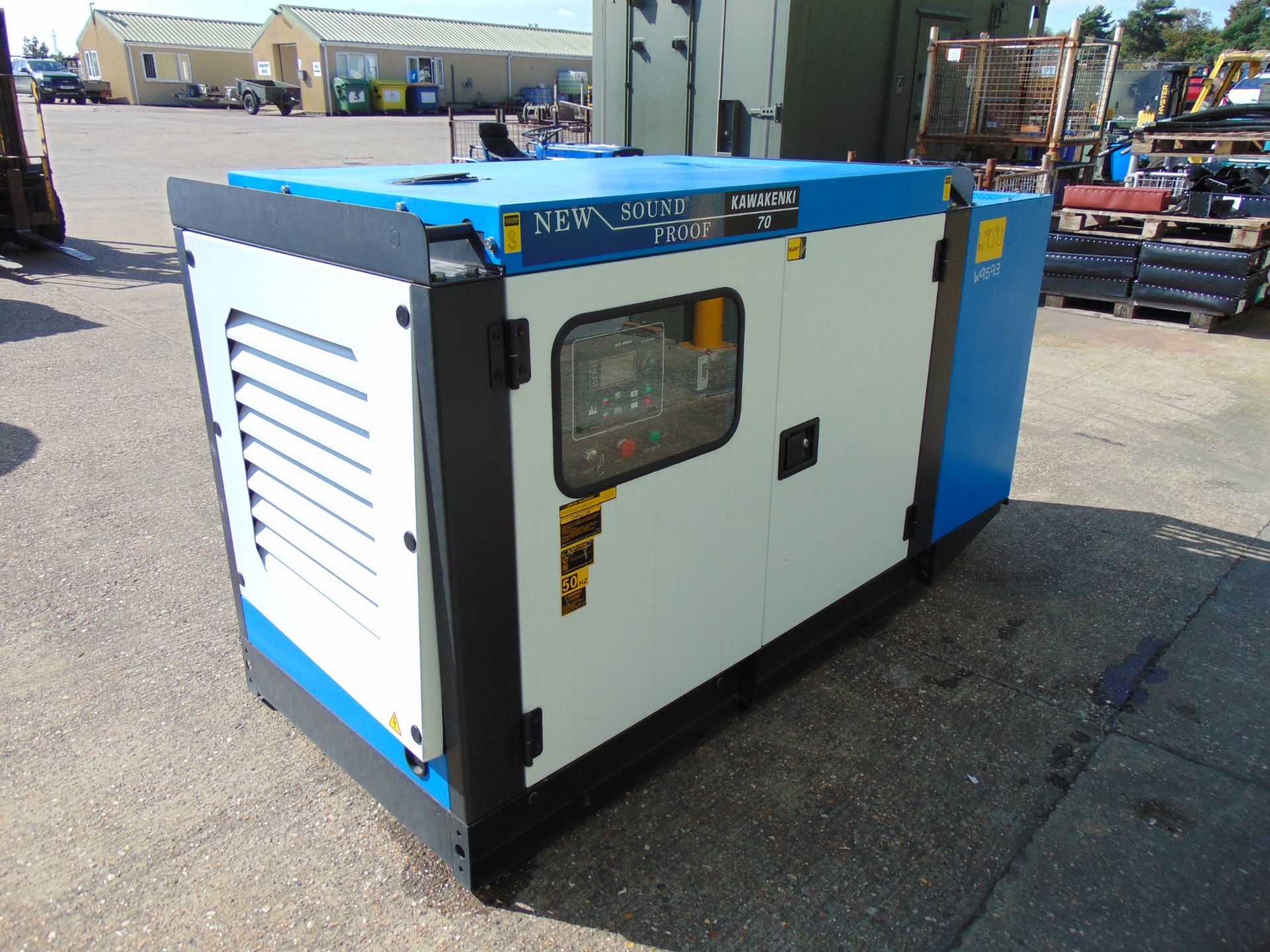 UNISSUED 70 KVA 3 Phase Silent Diesel Generator Set - Image 4 of 17