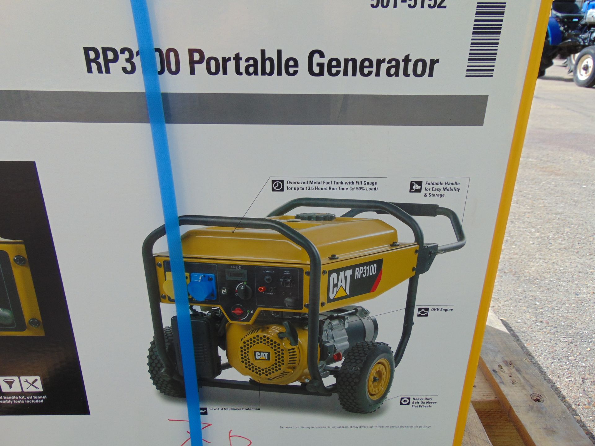 QTY 2 x UNISSUED Caterpillar RP3100 industrial Petrol Generator Sets - Image 7 of 16