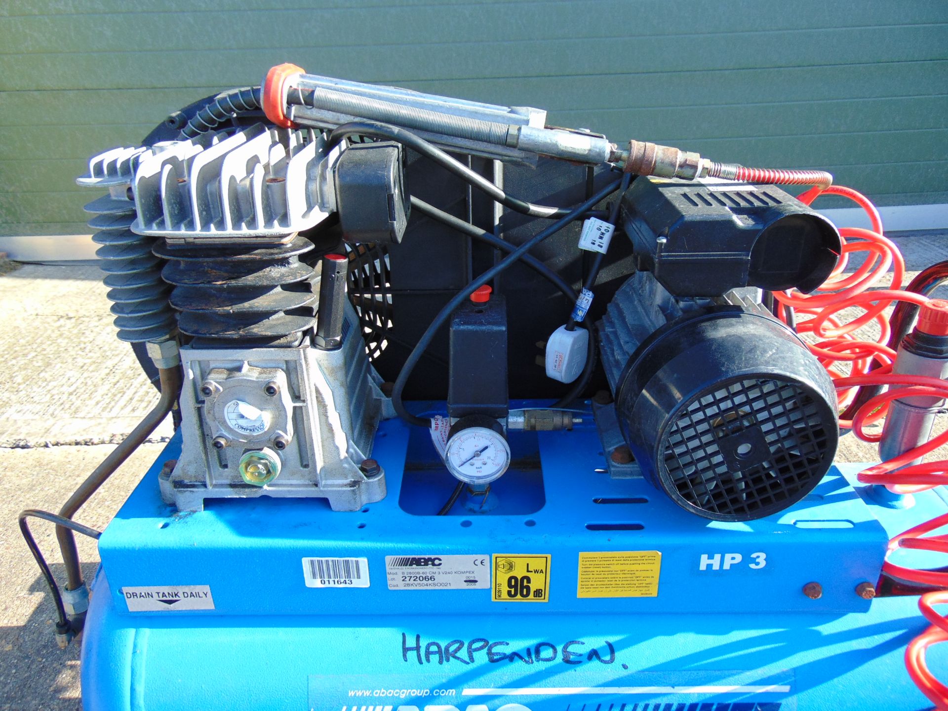 ABAC B 2800B-60 cm 3 V240 Kompex Mobile Air Compressor - Image 2 of 10