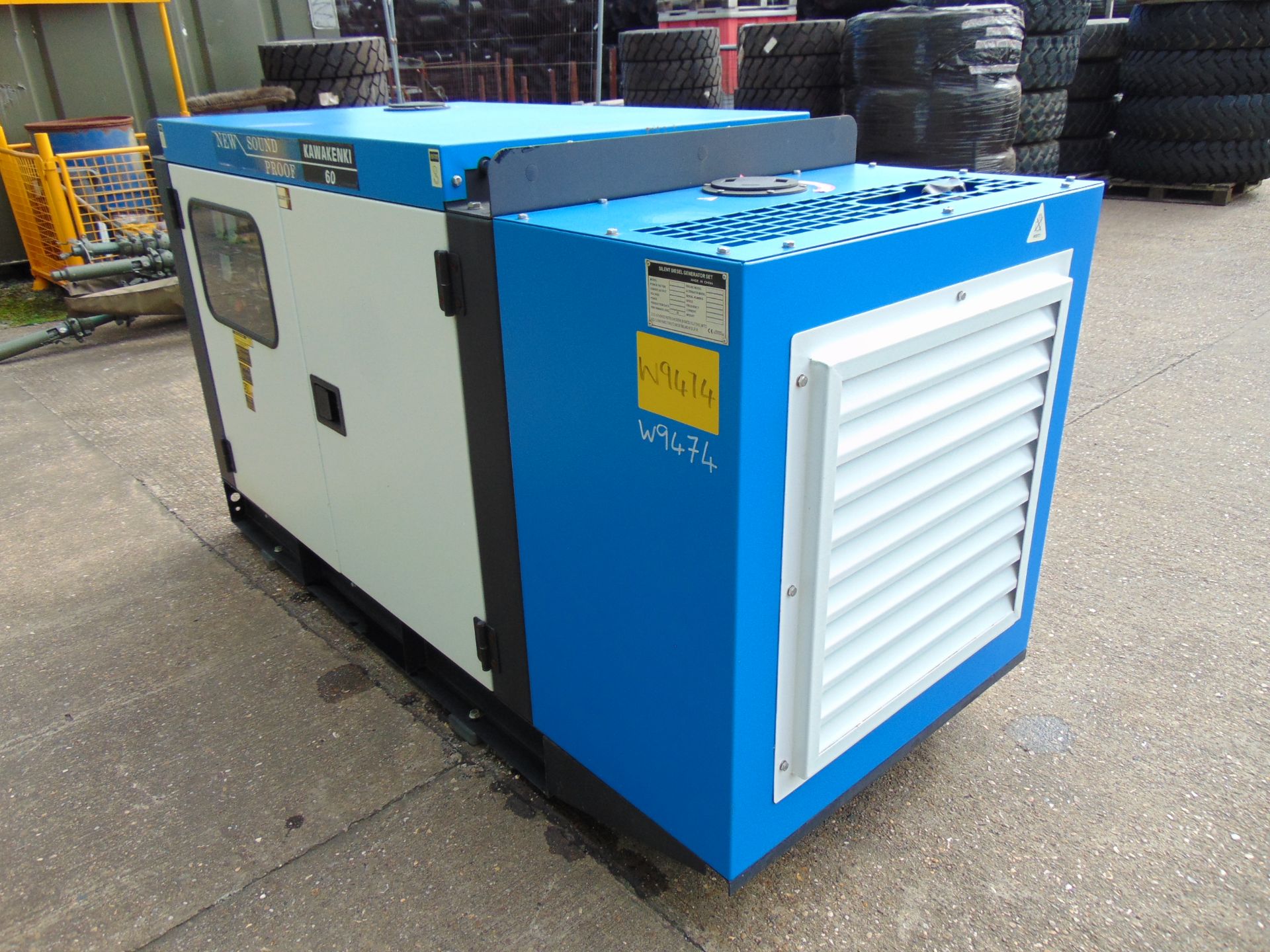 UNISSUED 60 KVA 3 Phase Silent Diesel Generator Set - Image 6 of 16