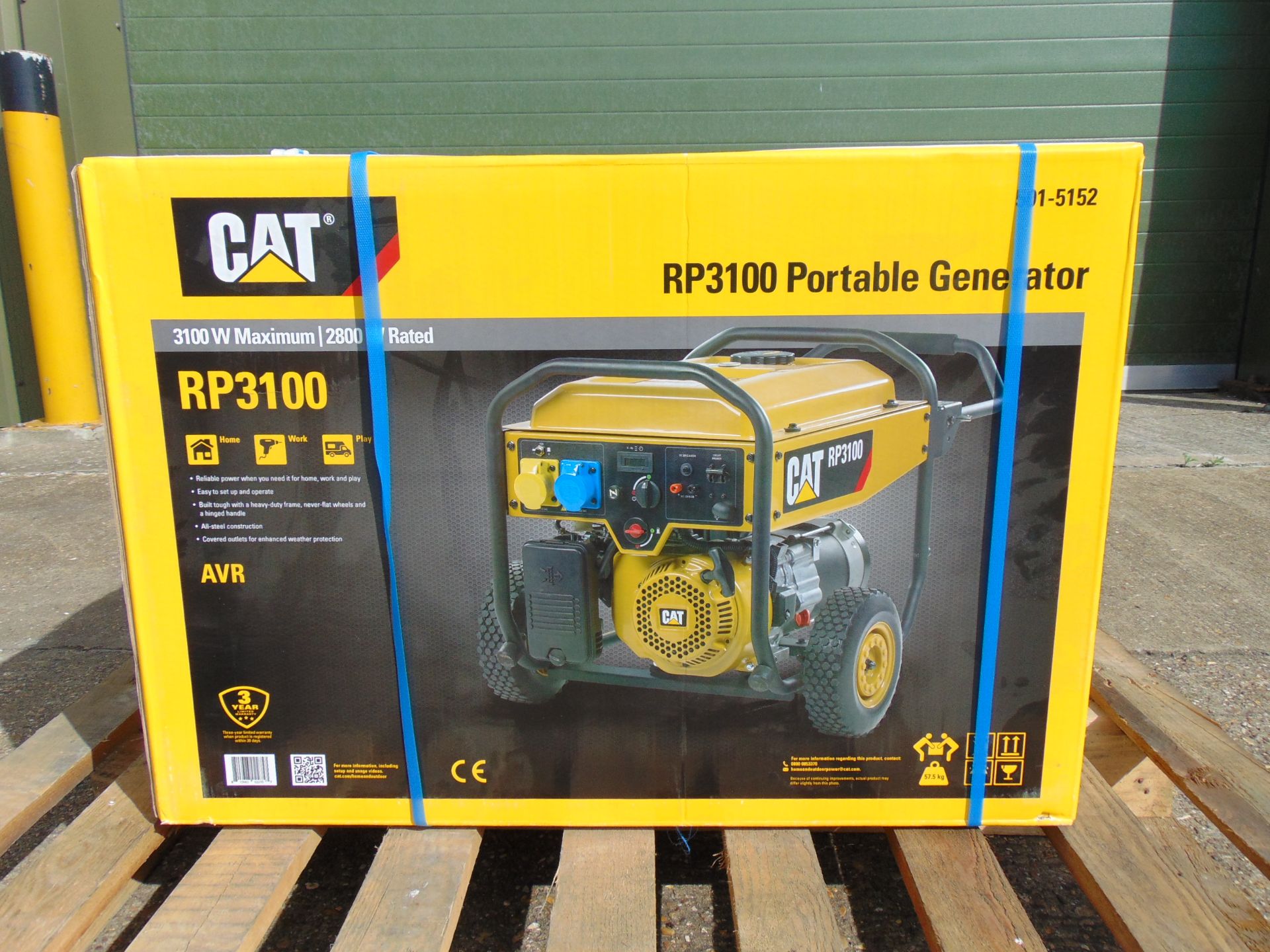 UNISSUED Caterpillar RP3100 industrial Petrol Generator