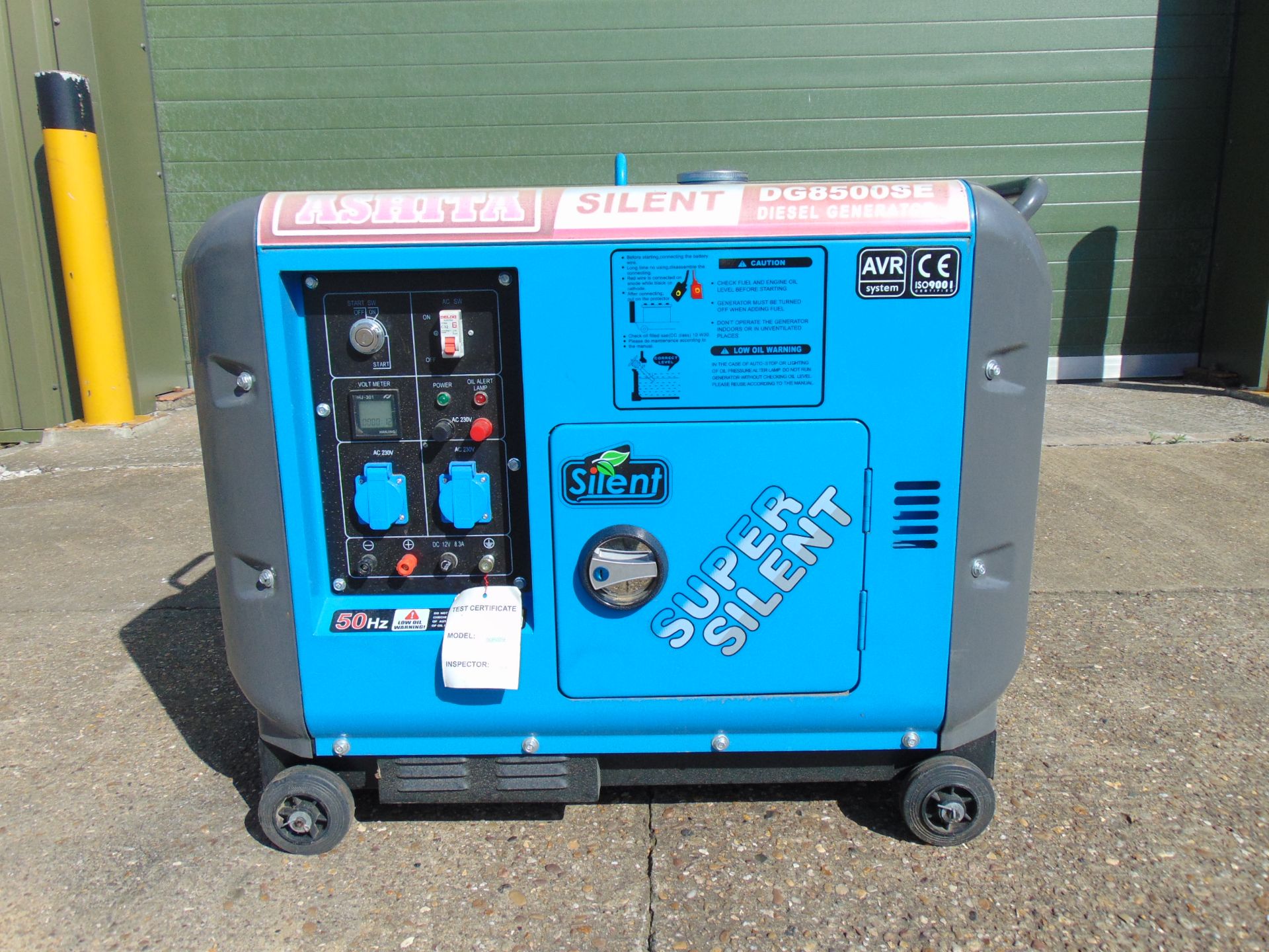 UNISSUED DG8500SE 6.5kw 230v 50hz Silent Diesel Generator Set