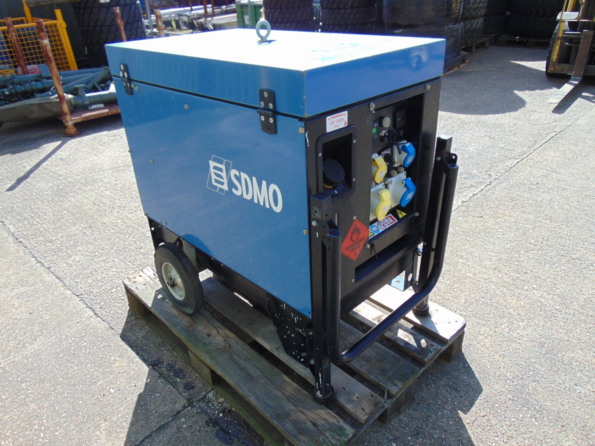 SDMO 6000E 6 KVA Electric Start Silent Diesel Generator Set - Image 12 of 13