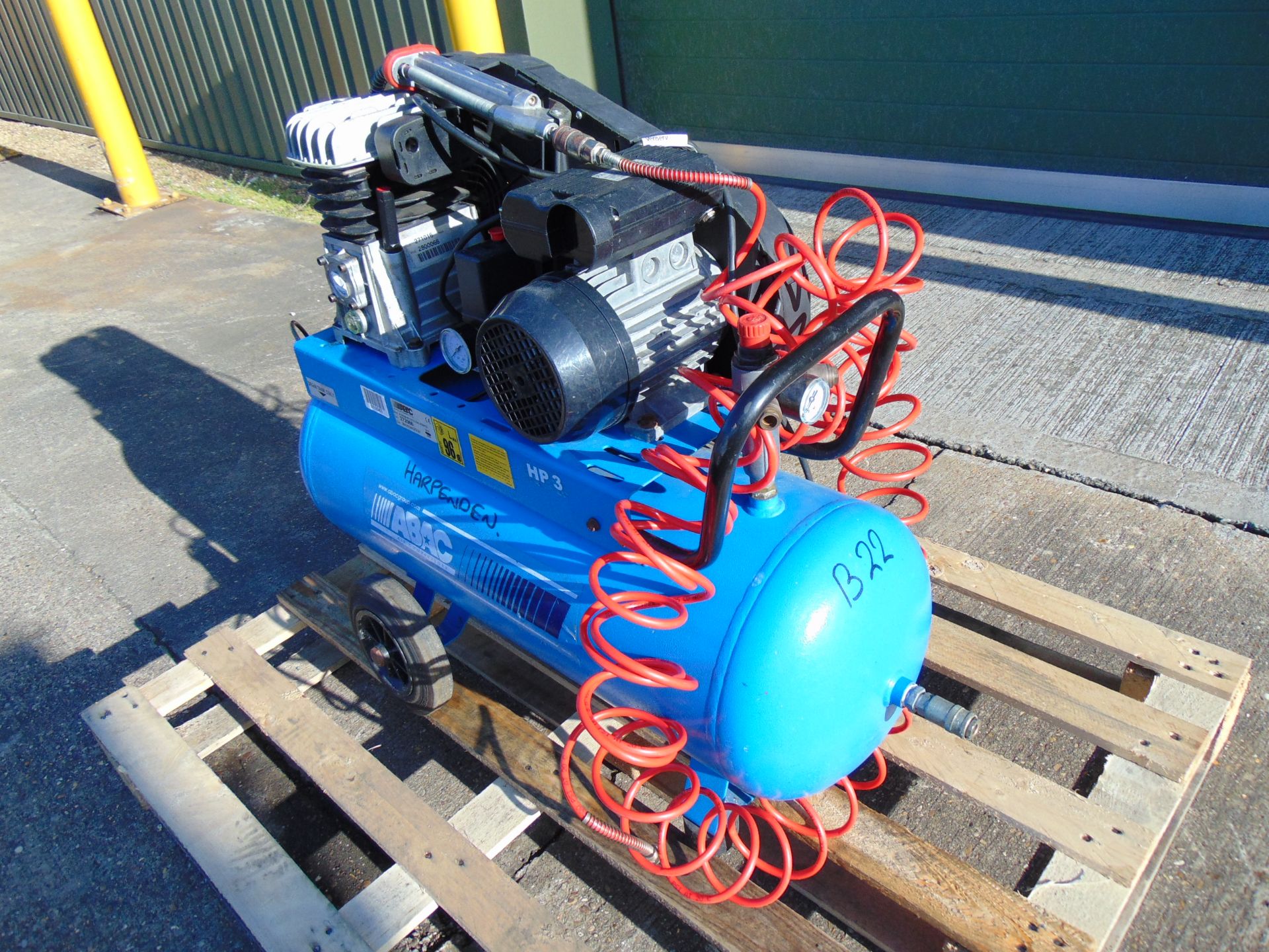 ABAC B 2800B-60 cm 3 V240 Kompex Mobile Air Compressor - Image 3 of 10