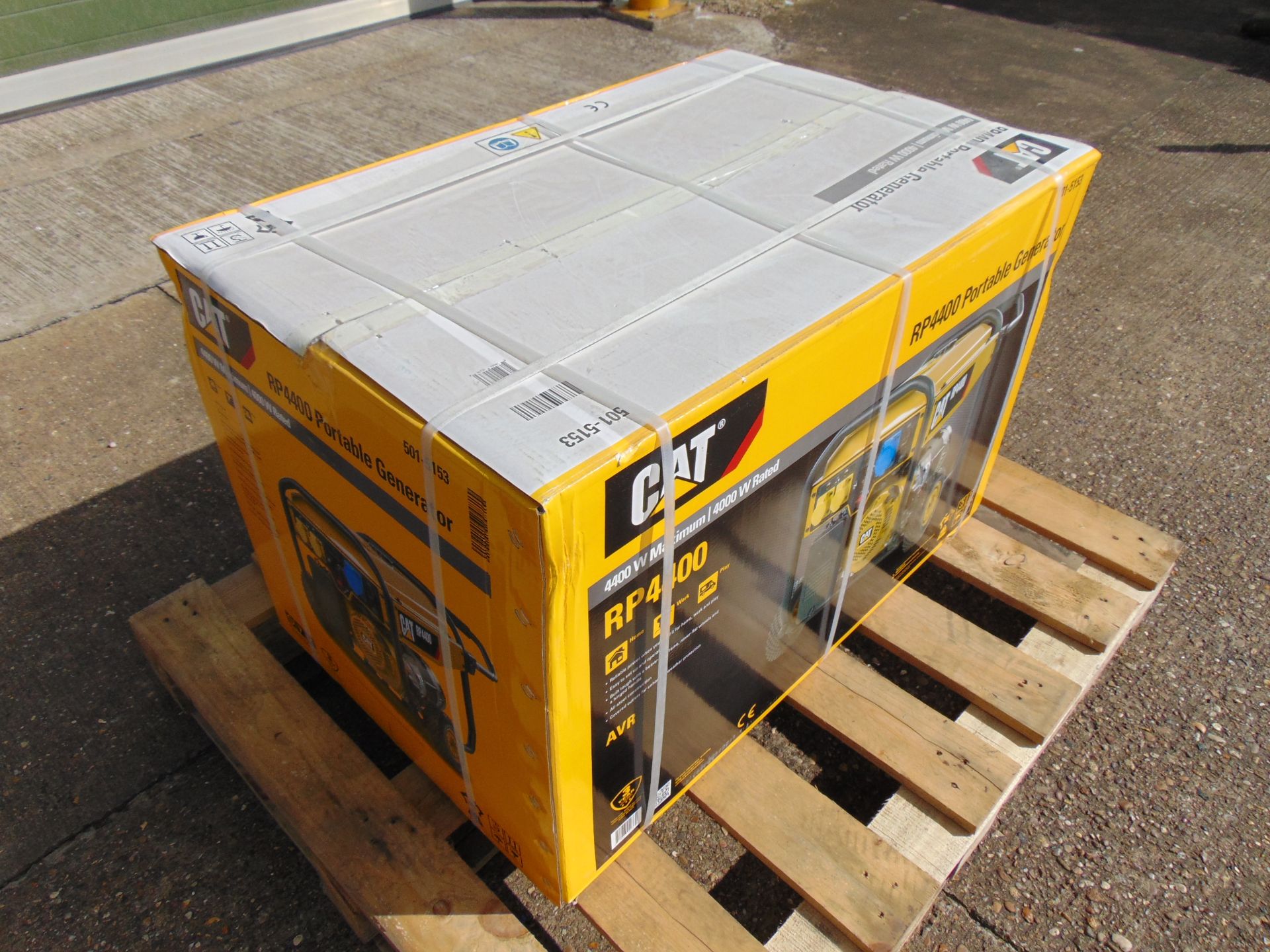 QTY 2 x UNISSUED Caterpillar RP4400 Industrial Petrol Generator Sets - Image 4 of 17