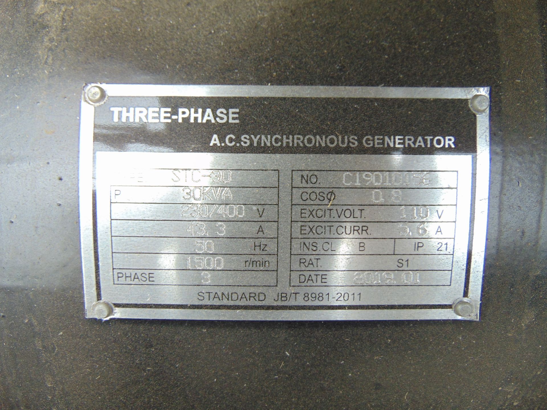 UNISSUED 30 KVA 3 Phase Silent Diesel Generator Set - Image 11 of 16