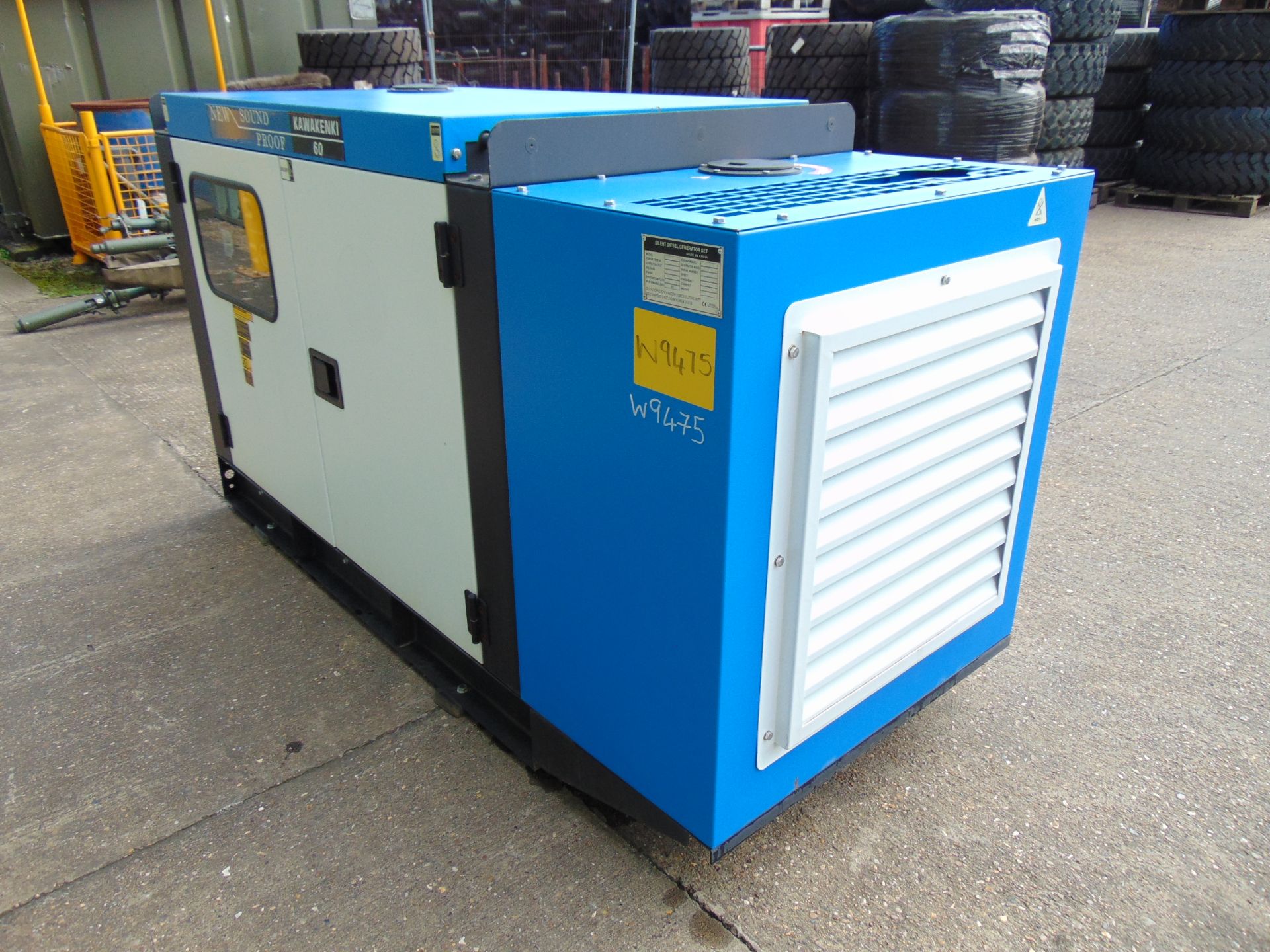 UNISSUED 60 KVA 3 Phase Silent Diesel Generator Set - Image 6 of 16