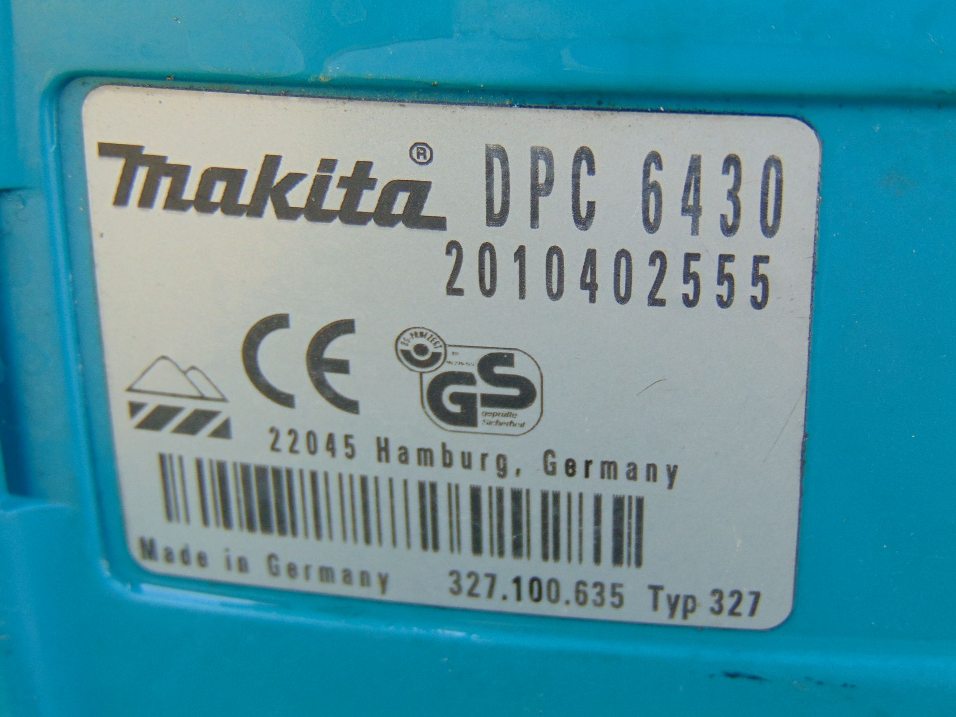 Makita DPC6430 Petrol Disc Cutter - Bild 7 aus 7
