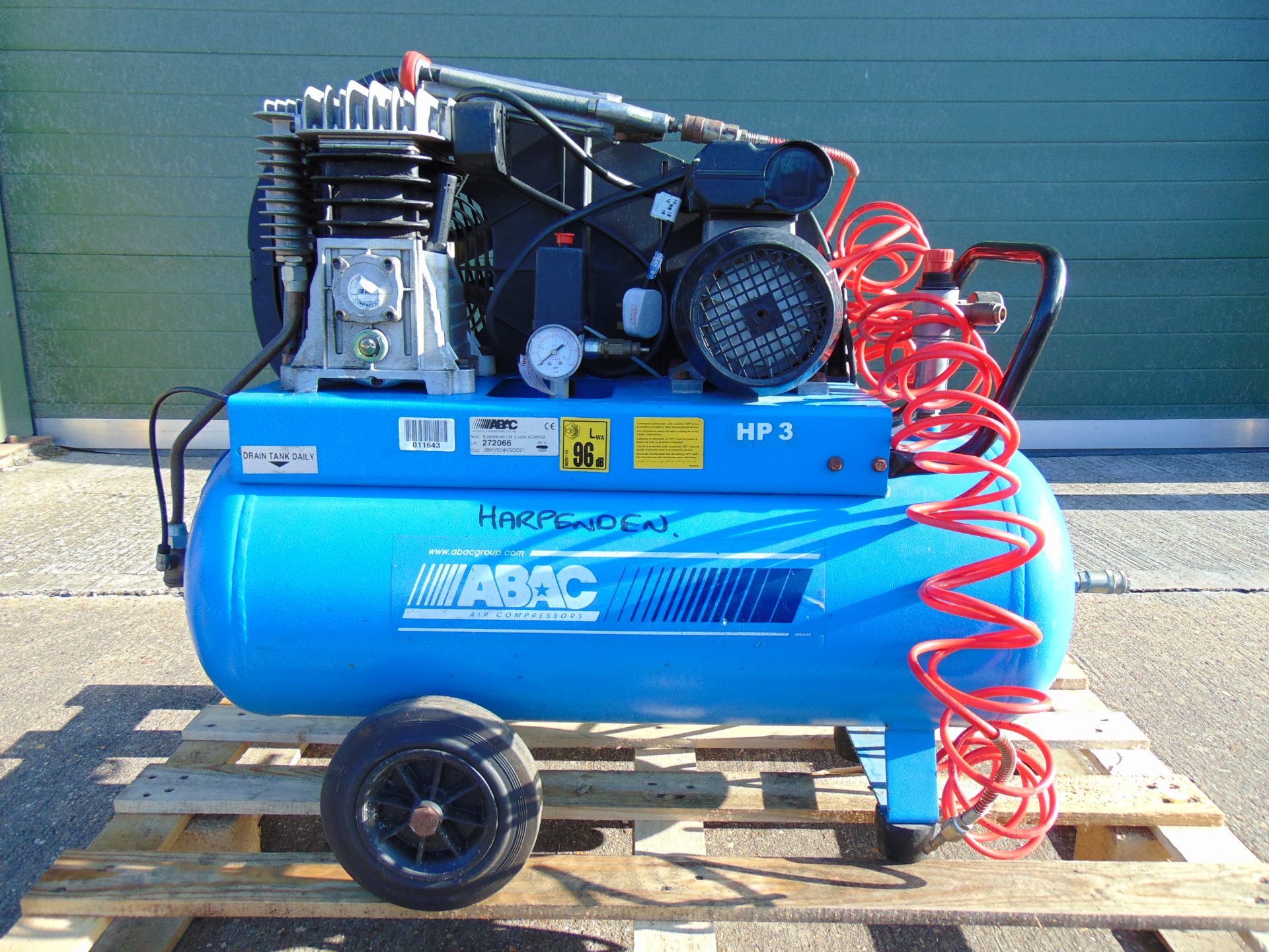 ABAC B 2800B-60 cm 3 V240 Kompex Mobile Air Compressor