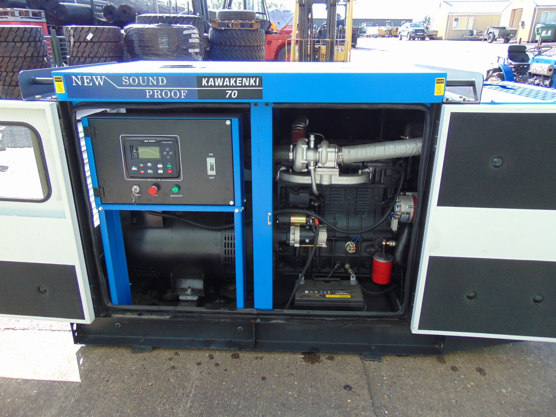 UNISSUED 70 KVA 3 Phase Silent Diesel Generator Set - Image 9 of 17