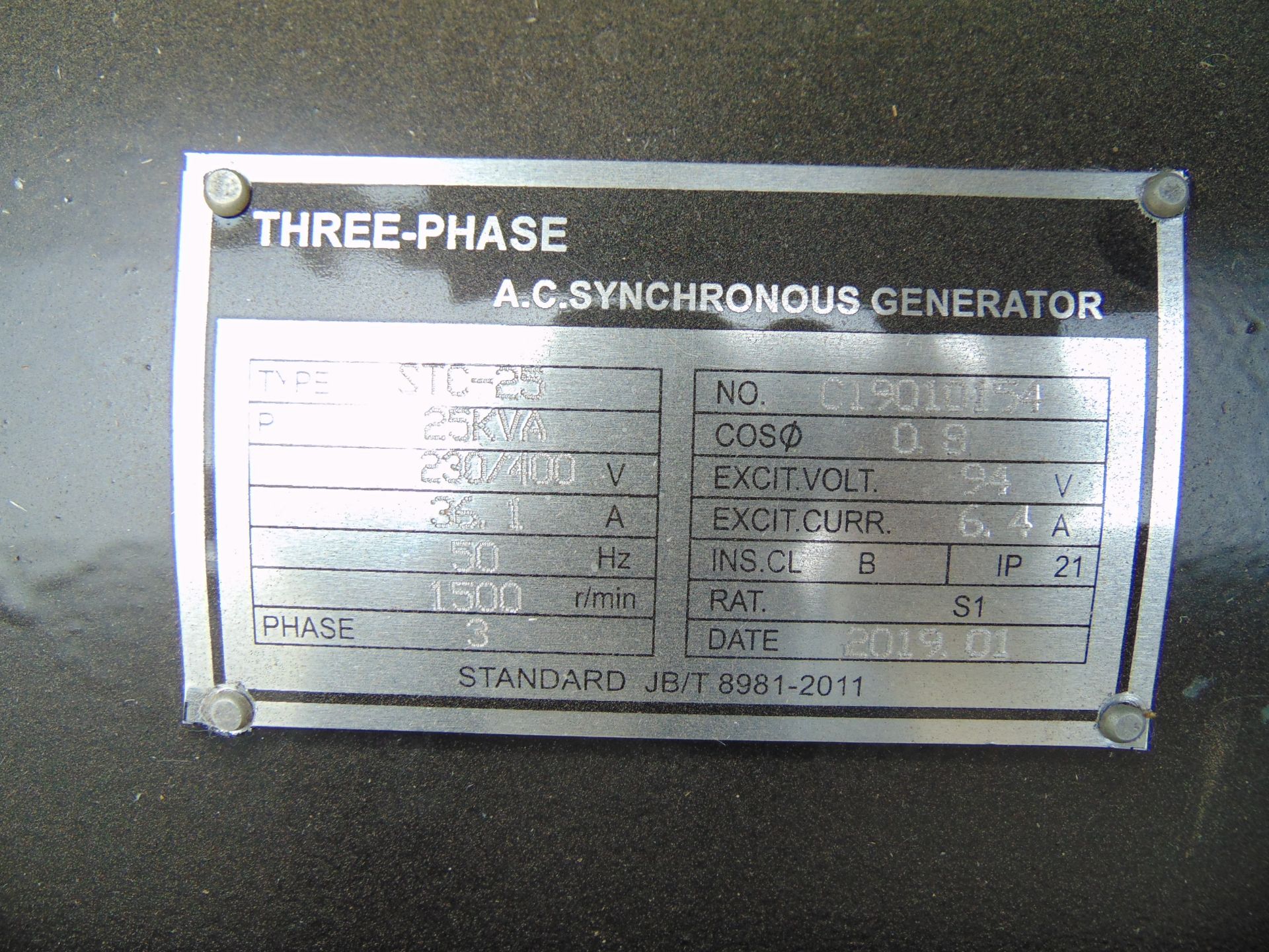 UNISSUED 25 KVA 3 Phase Silent Diesel Generator Set - Image 11 of 17