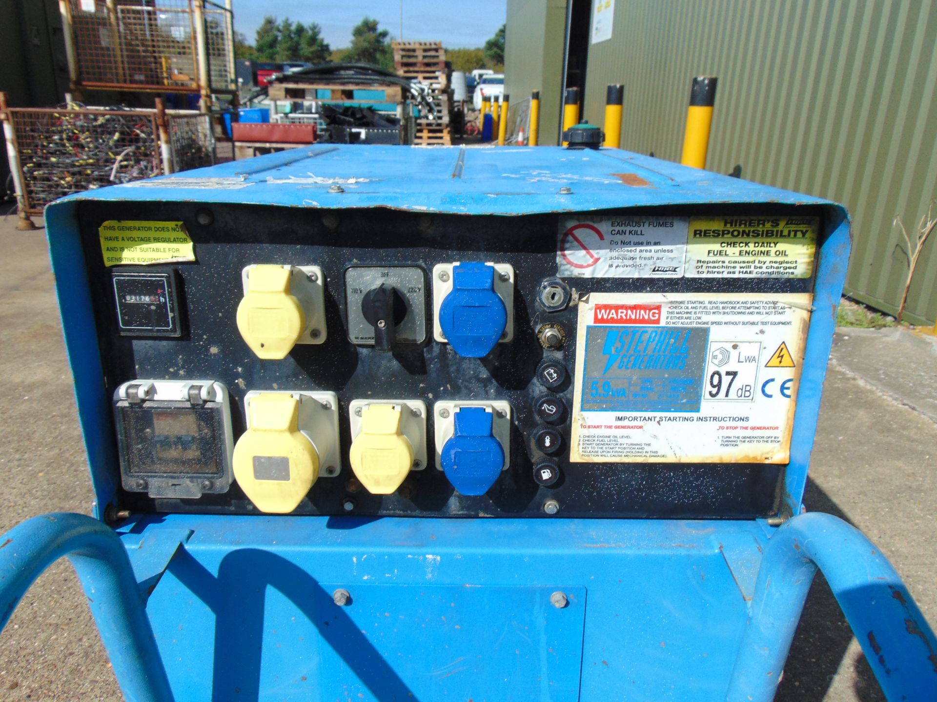 Stephill SE6000D 5.9 KVA Diesel Generator Set - Image 4 of 9