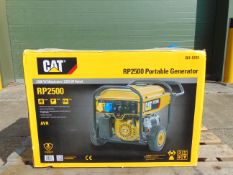 QTY 2 x UNISSUED Caterpillar RP2500 Industrial Petrol Generator Sets