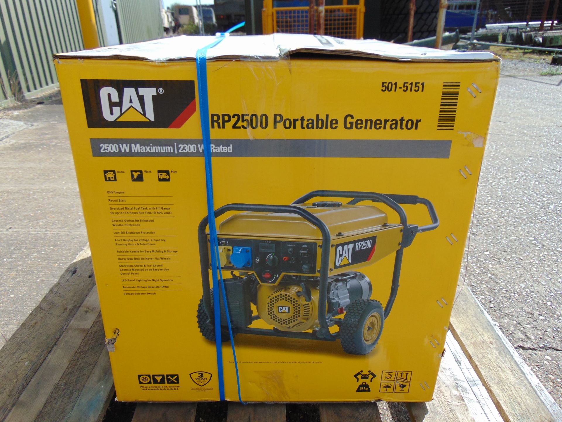 UNISSUED Caterpillar RP2500 Industrial Petrol Generator - Image 4 of 14