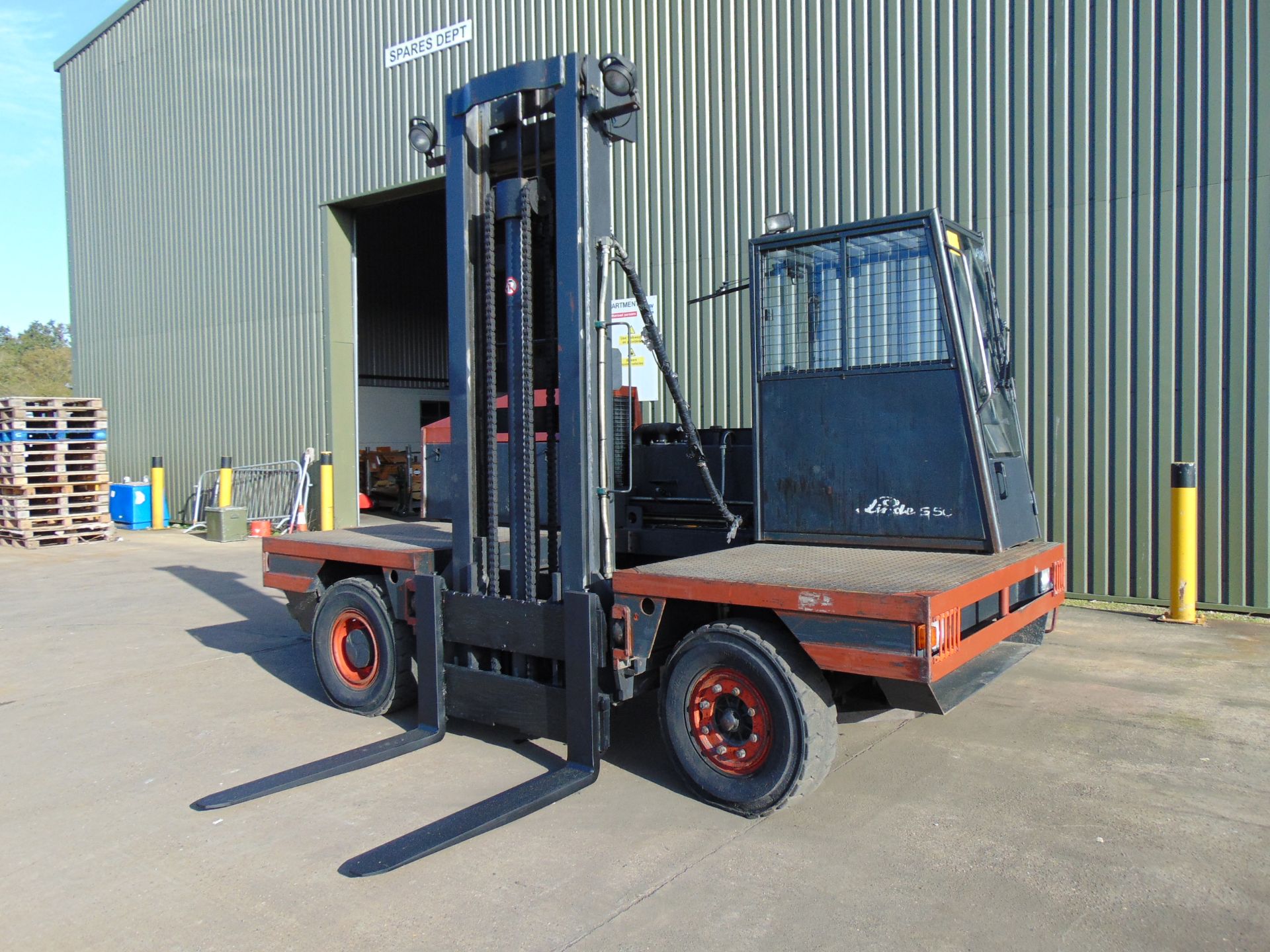 Linde S50 Sideloader Diesel Forklift