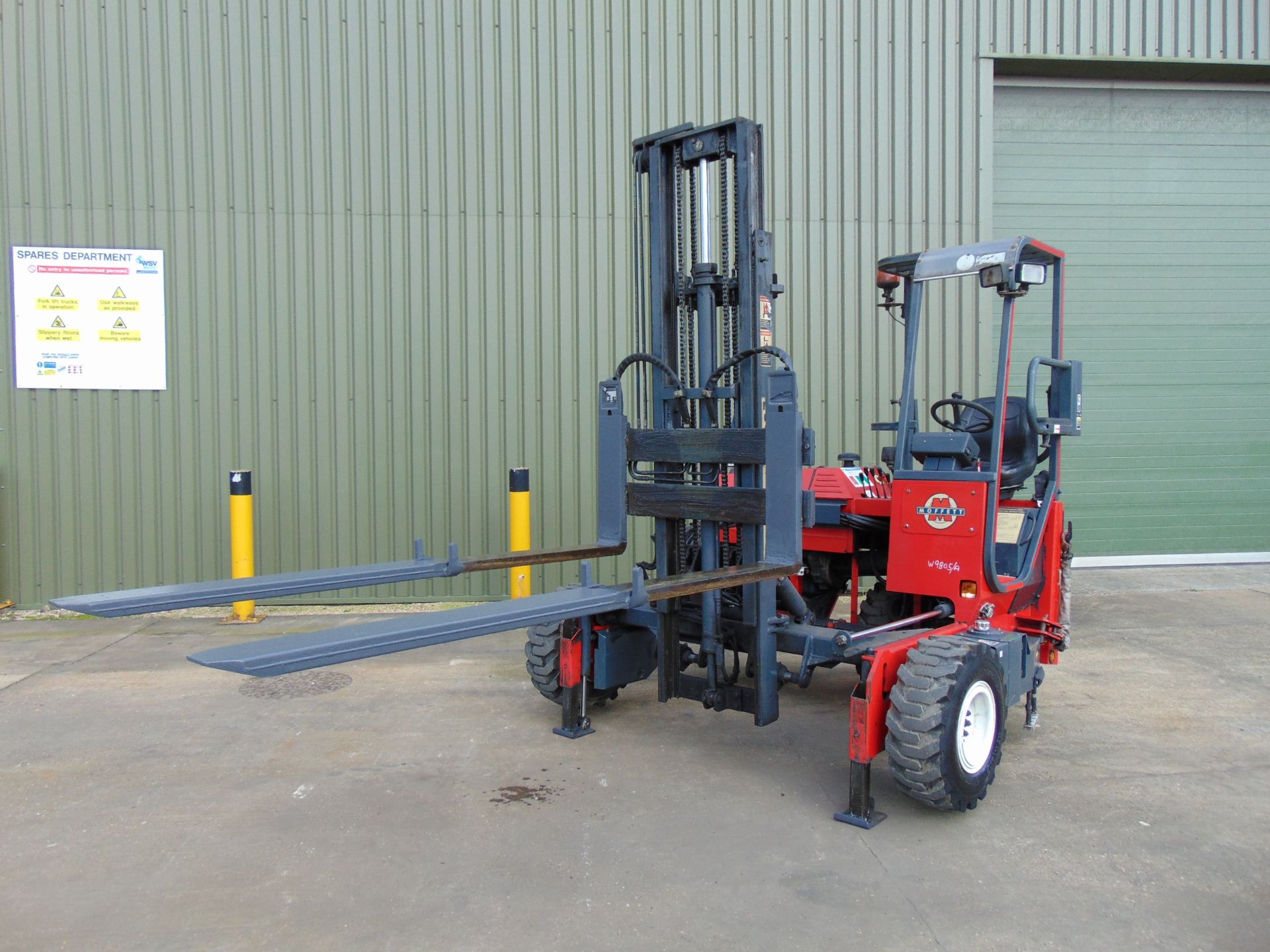 2003 Moffett Mounty M2003 Truck Mounted Forklift complete with Meijer Hydraulic Extension Forks - Image 3 of 30