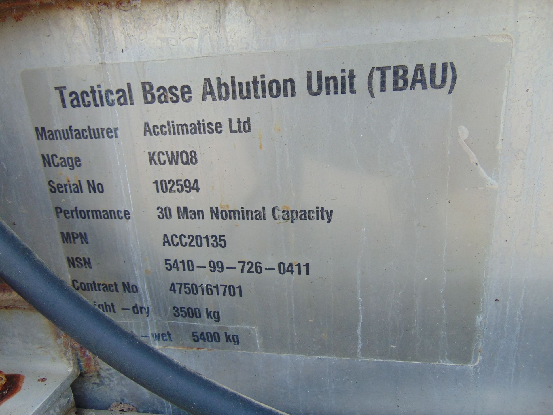 Acclimatise Mobile Tactical Base Ablution Unit - Bild 36 aus 38