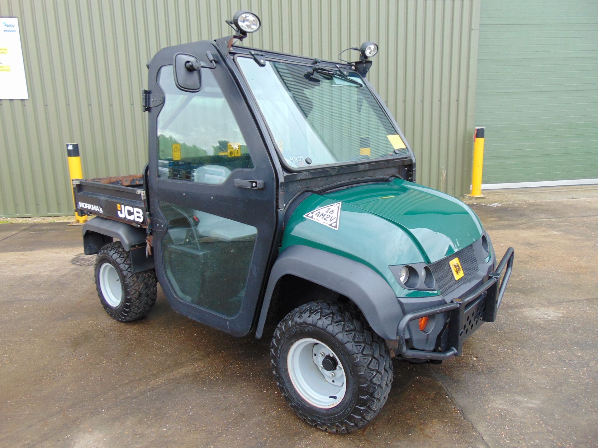 2015 JCB Workmax 1000D 4WD Diesel Utility Vehicle UTV ONLY 746 HOURS!