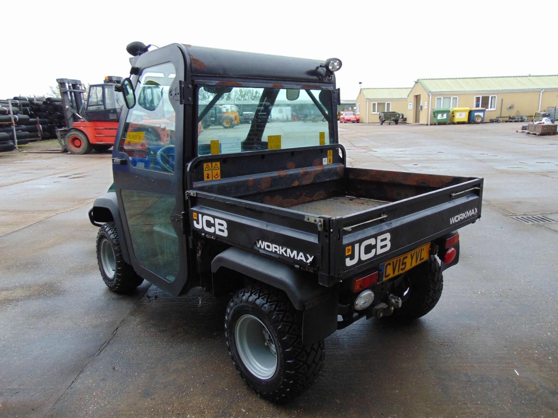 2015 JCB Workmax 1000D 4WD Diesel Utility Vehicle UTV ONLY 746 HOURS! - Image 8 of 15