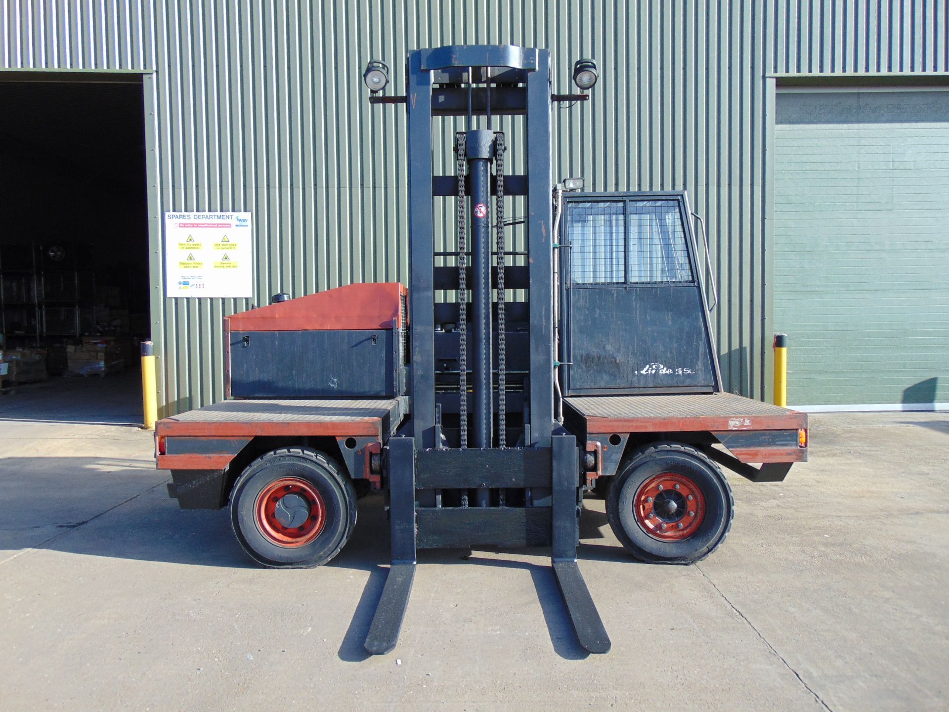 Linde S50 Sideloader Diesel Forklift - Image 2 of 22