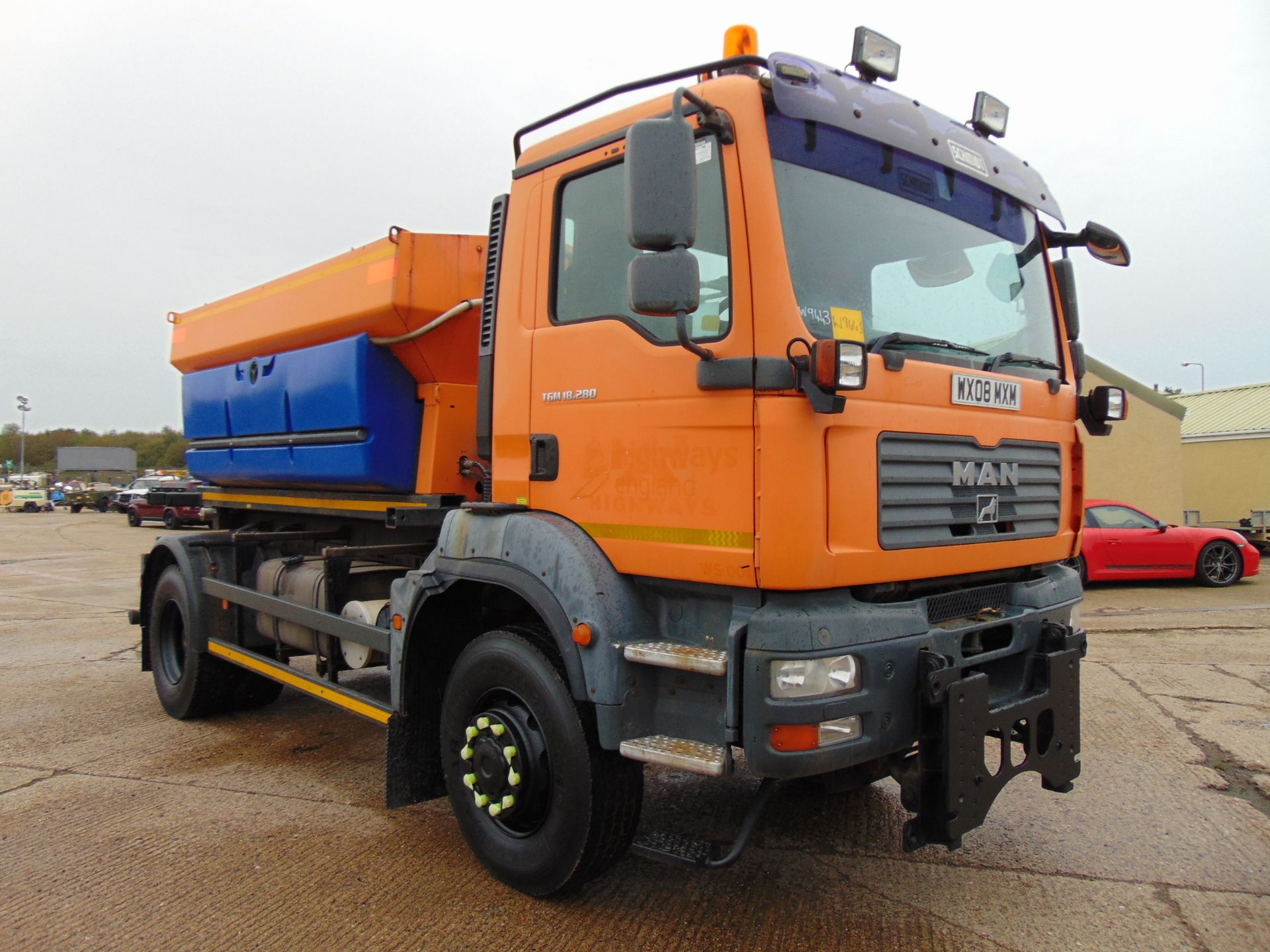 2008 MAN TGM 18.280 18T 4wd Gritter Lorry C/W Schmidt Gritter Body - Image 3 of 21