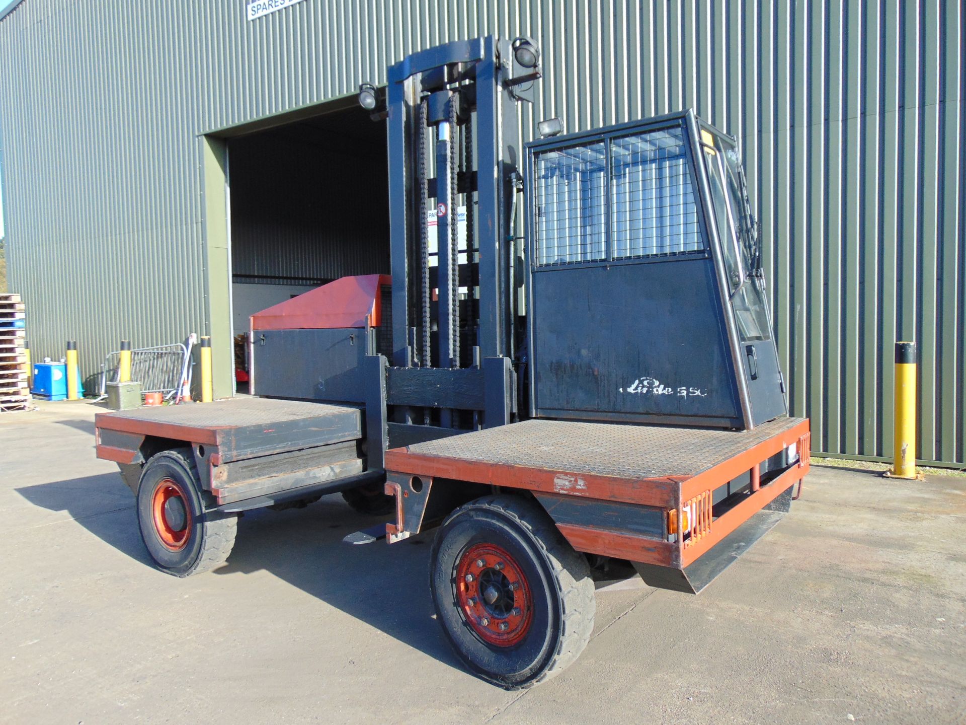 Linde S50 Sideloader Diesel Forklift - Image 9 of 22