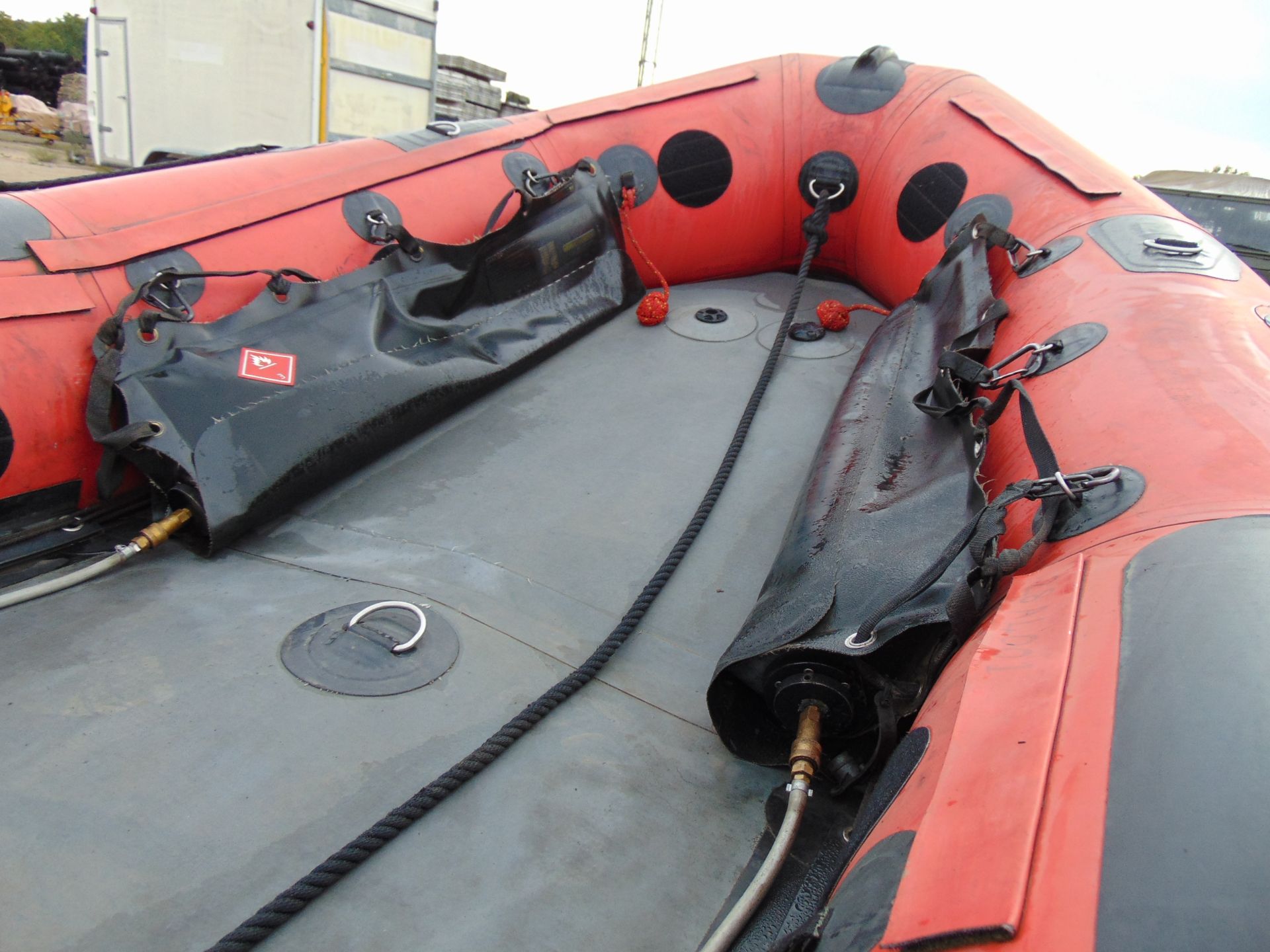 Eurocraft 440 Inflatable Rib C/W Mariner Outboard Motor and Transportation Trailer - Image 10 of 26